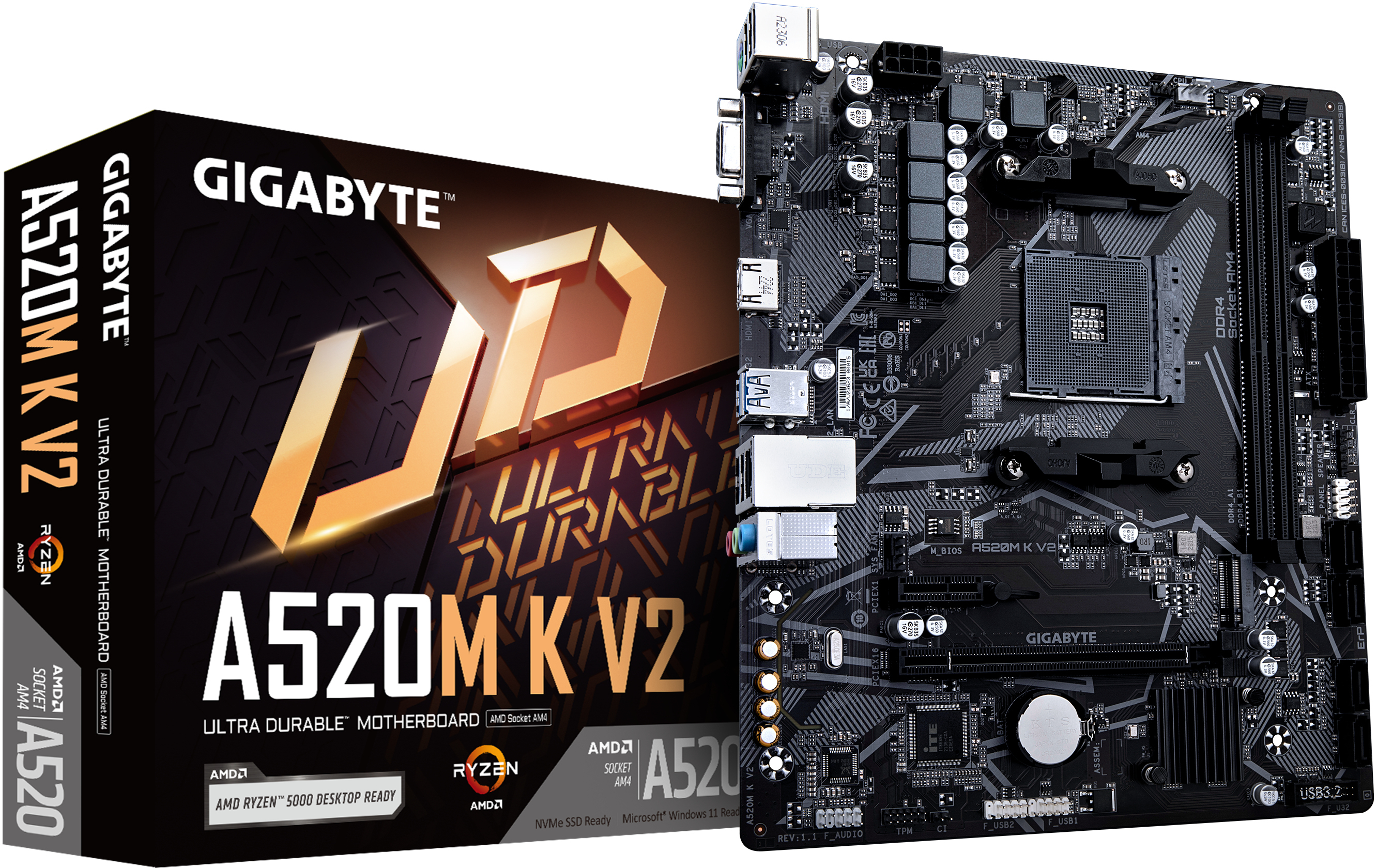 Picture of Picture of Motherboard Gigabyte A520M-K V2