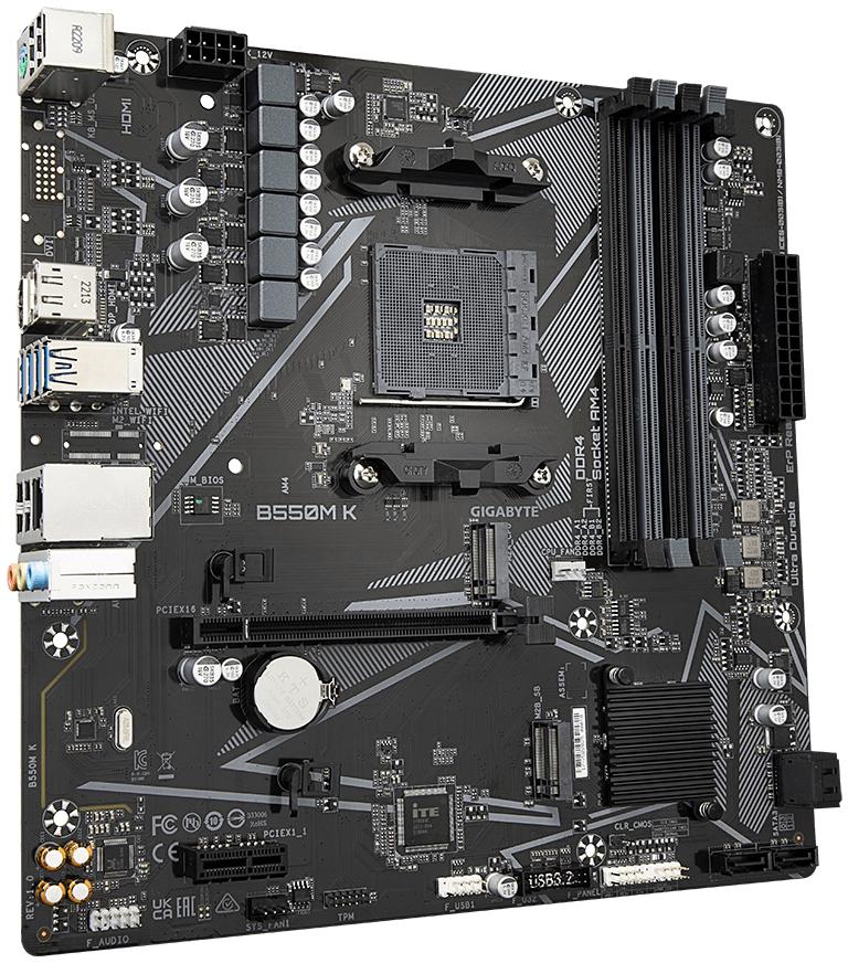 Gigabyte - Motherboard Gigabyte B550M K