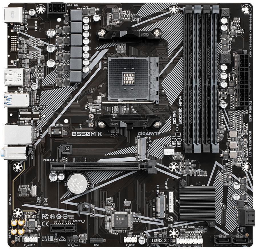 Picture of Picture of Motherboard Gigabyte B550M K