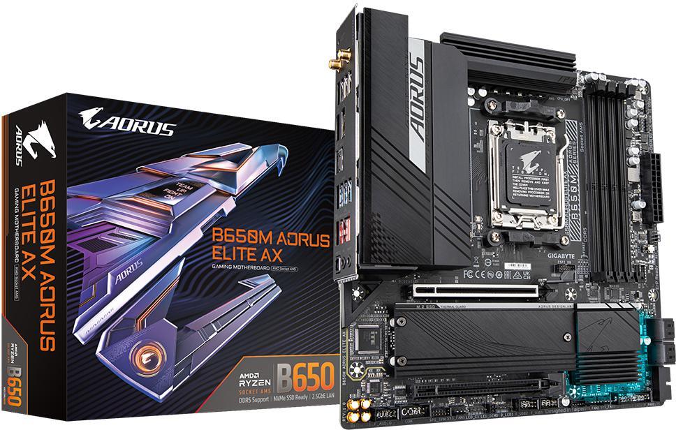 Picture of Picture of Motherboard Gigabyte B650M Aorus Elite AX