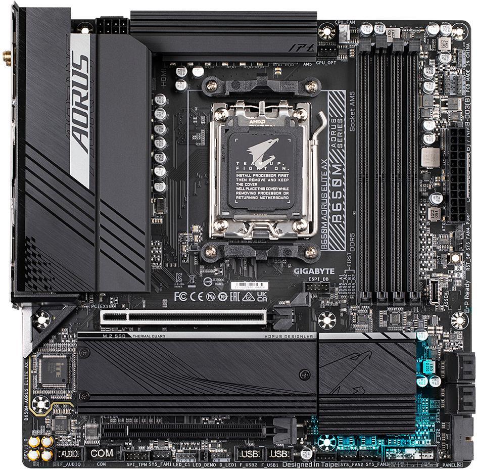 Picture of Picture of Motherboard Gigabyte B650M Aorus Elite AX