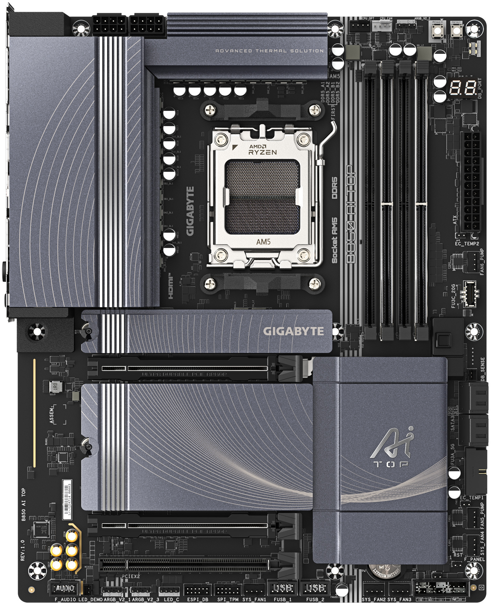 Picture of Picture of Motherboard Gigabyte B850 AI TOP