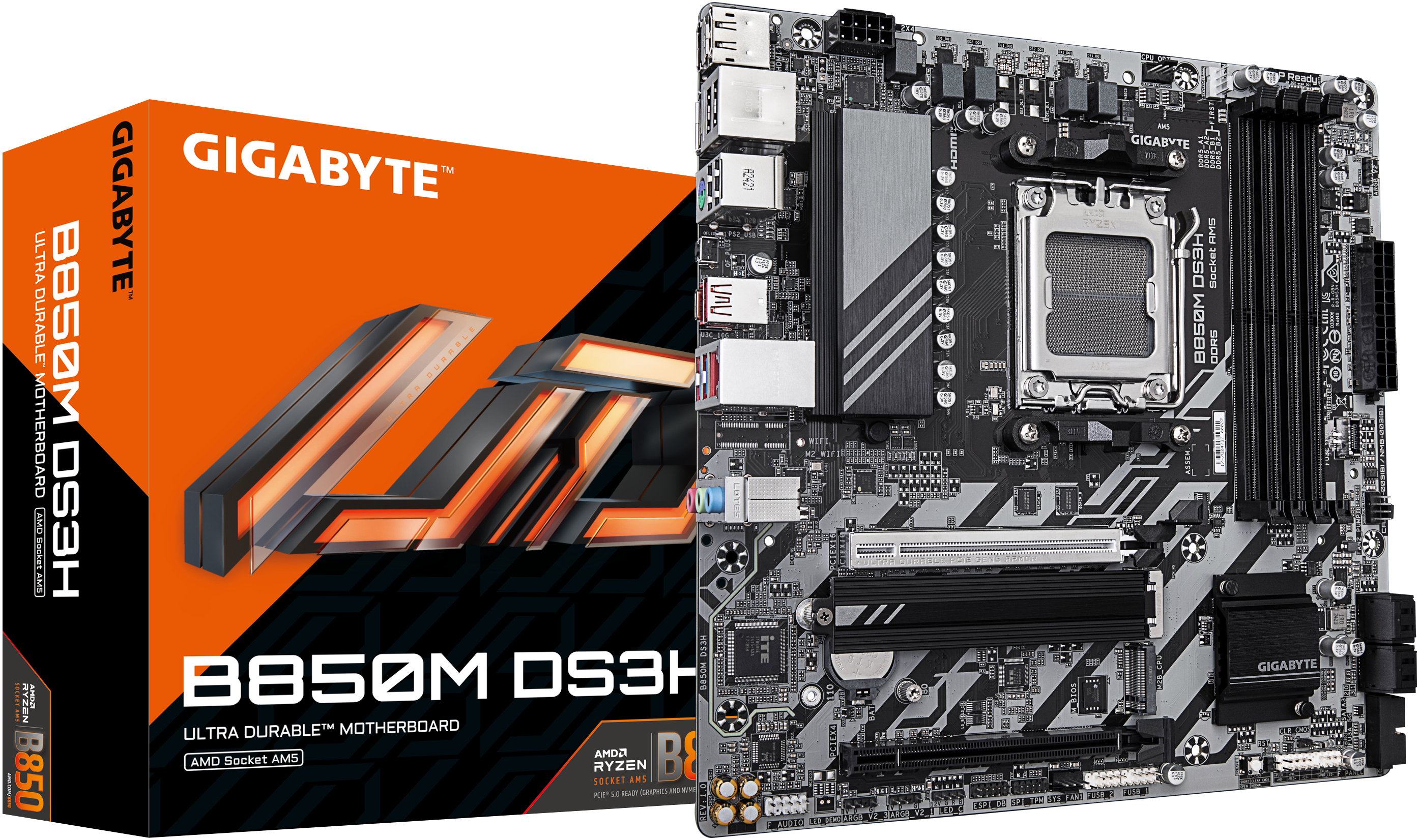 Picture of Picture of Motherboard Gigabyte B850M DS3H