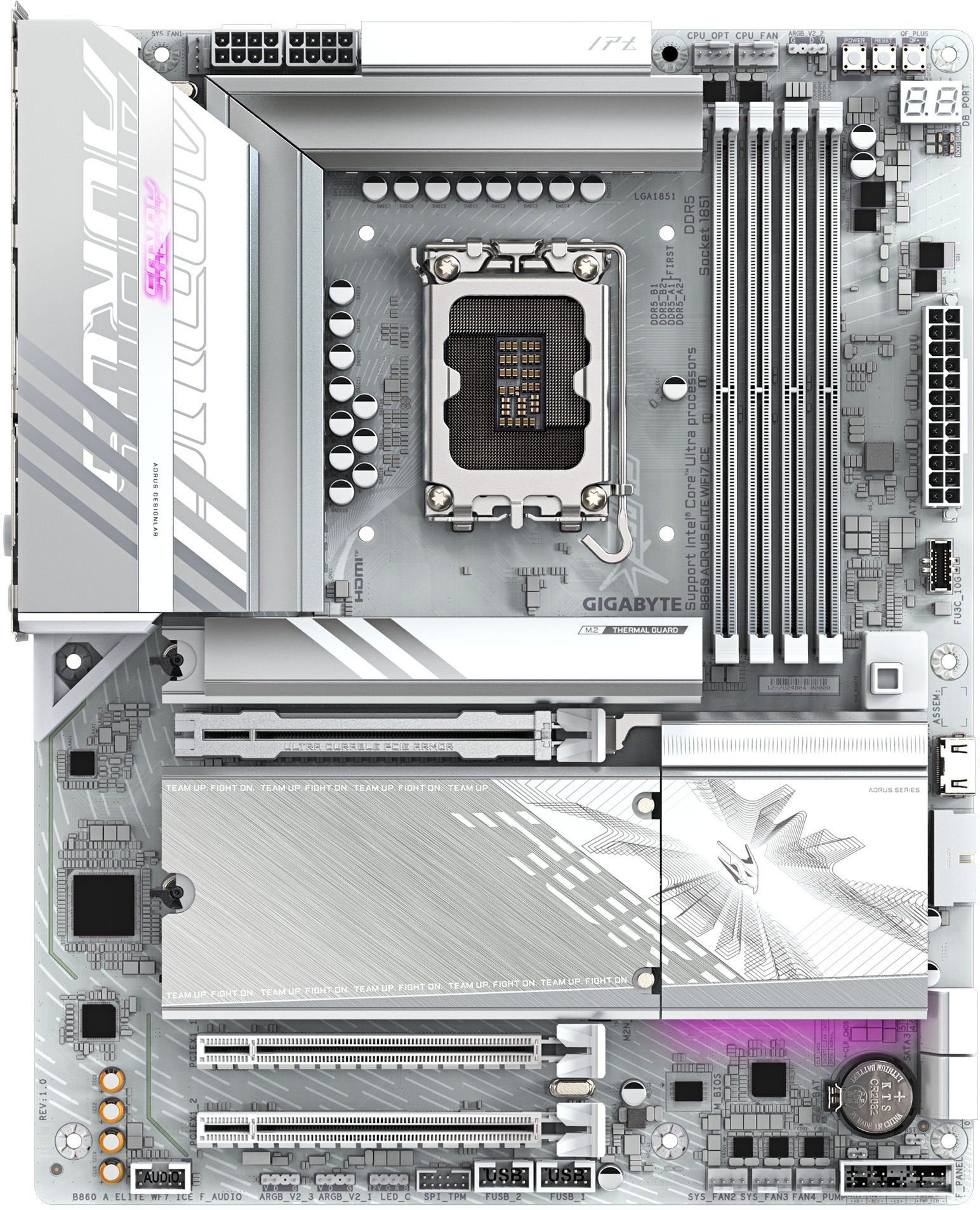 Picture of Picture of Motherboard Gigabyte B860 A ELITE WF7 ICE