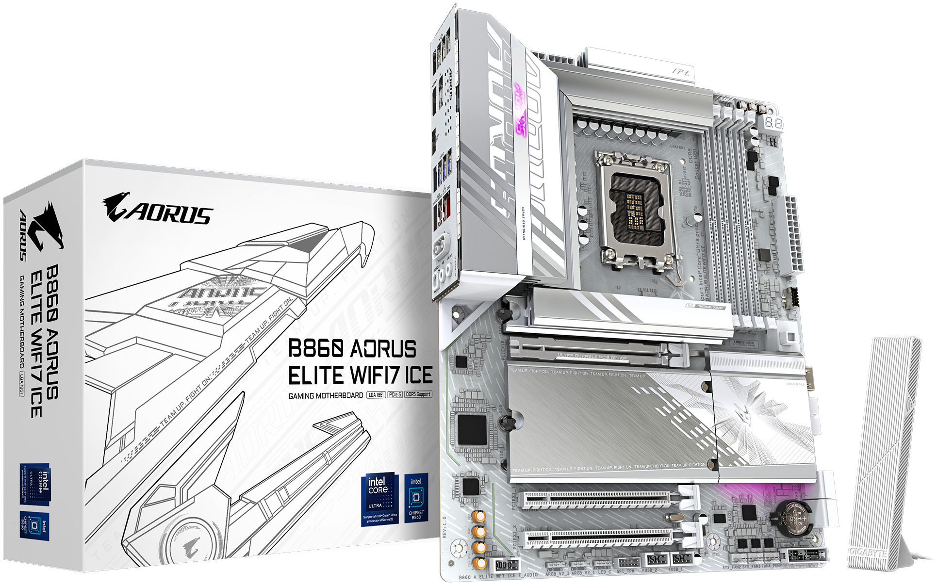 Picture of Picture of Motherboard Gigabyte B860 A ELITE WF7 ICE