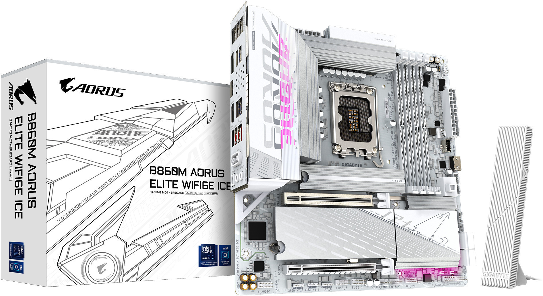 Picture of Picture of Motherboard Gigabyte B860M A ELT WF6E ICE