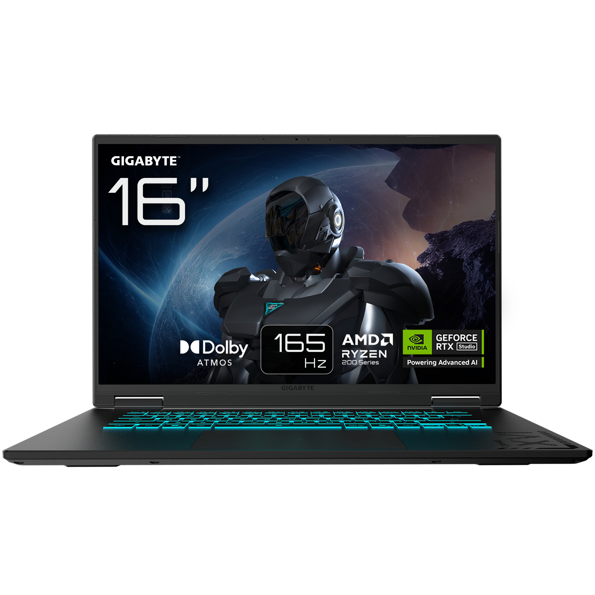 Gigabyte - Portátil Gigabyte Gaming A16 GA6H 3WHK3PT864SD 16" R7 260 16GB DDR5 1TB RTX 5070 FHD+ 165Hz