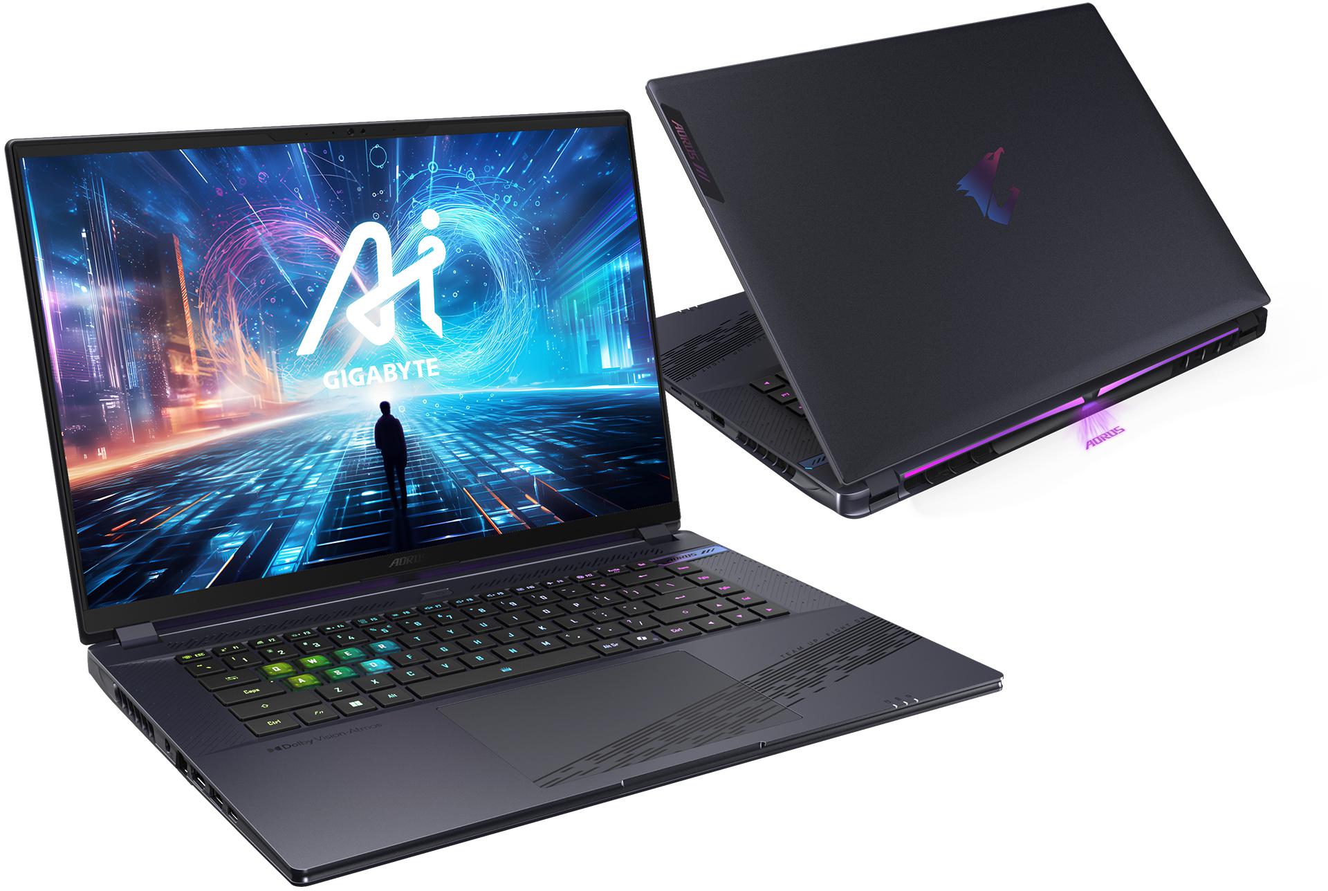 Gigabyte - Portátil Gigabyte AORUS 16X ASG-53PTC54SH 16" i7-14650HX 16GB DDR5 1TB RTX 4070 QHD 165Hz W11