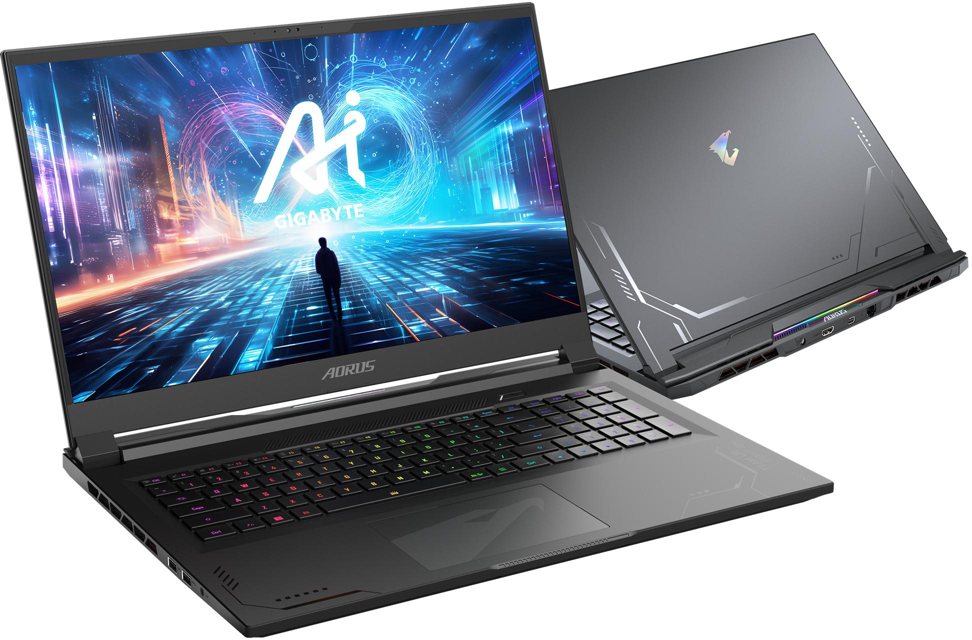 Gigabyte - Portátil Gigabyte AORUS 17X AXG-64PT665SH 17" i9-14900HX 32GB DDR5 2x1TB RTX 4080 QHD 240Hz W11