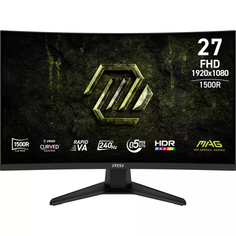 Picture of Picture of Monitor MSI 27" MAG 275CF X24 VA FHD 240Hz 0.5ms