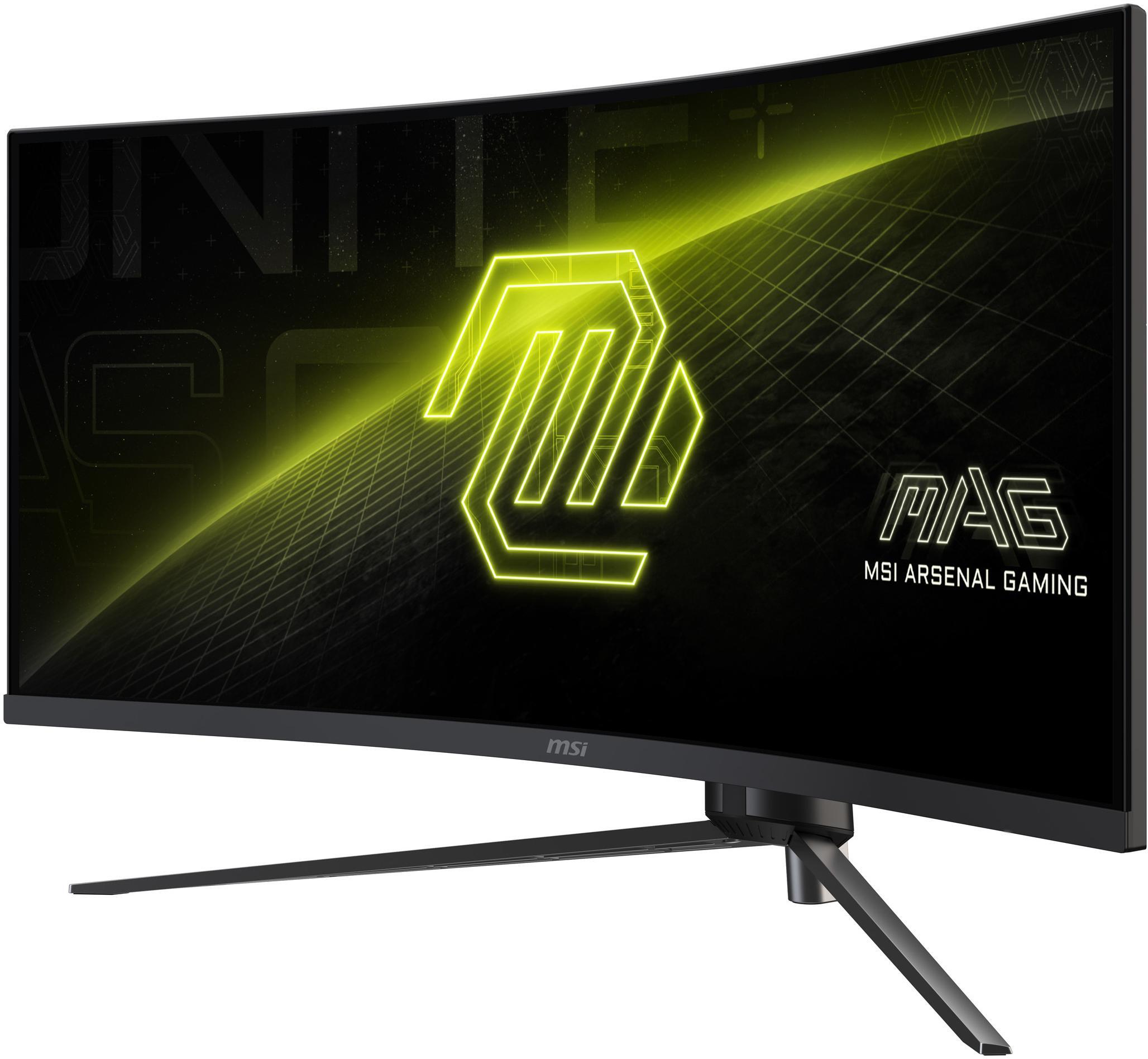 MSI - Monitor MSI 34" MAG 345CQR VA UWQHD 21:9 Curvo 180Hz FreeSync Premium HDR (1ms)