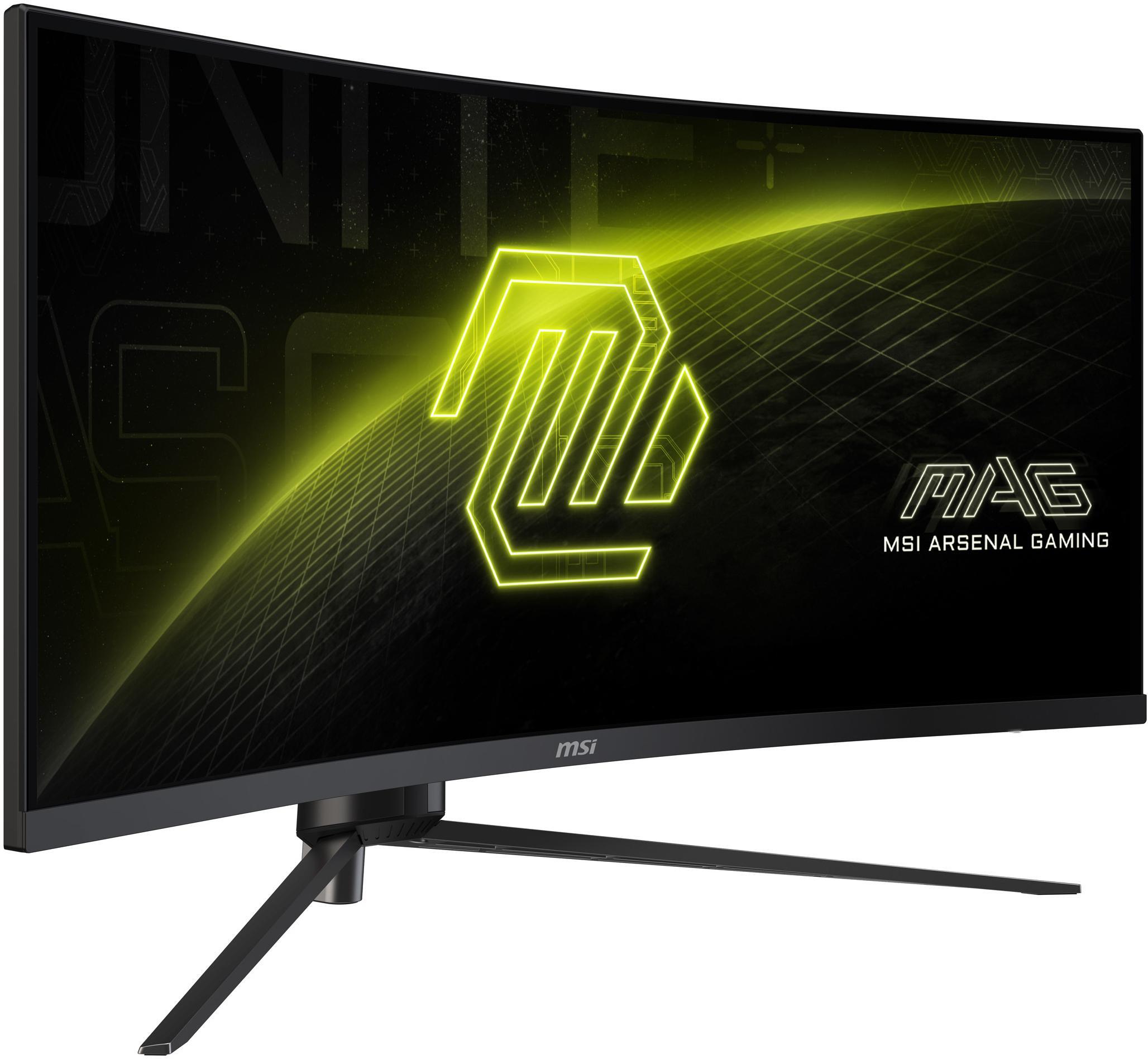 MSI - Monitor MSI 34" MAG 345CQR VA UWQHD 21:9 Curvo 180Hz FreeSync Premium HDR (1ms)