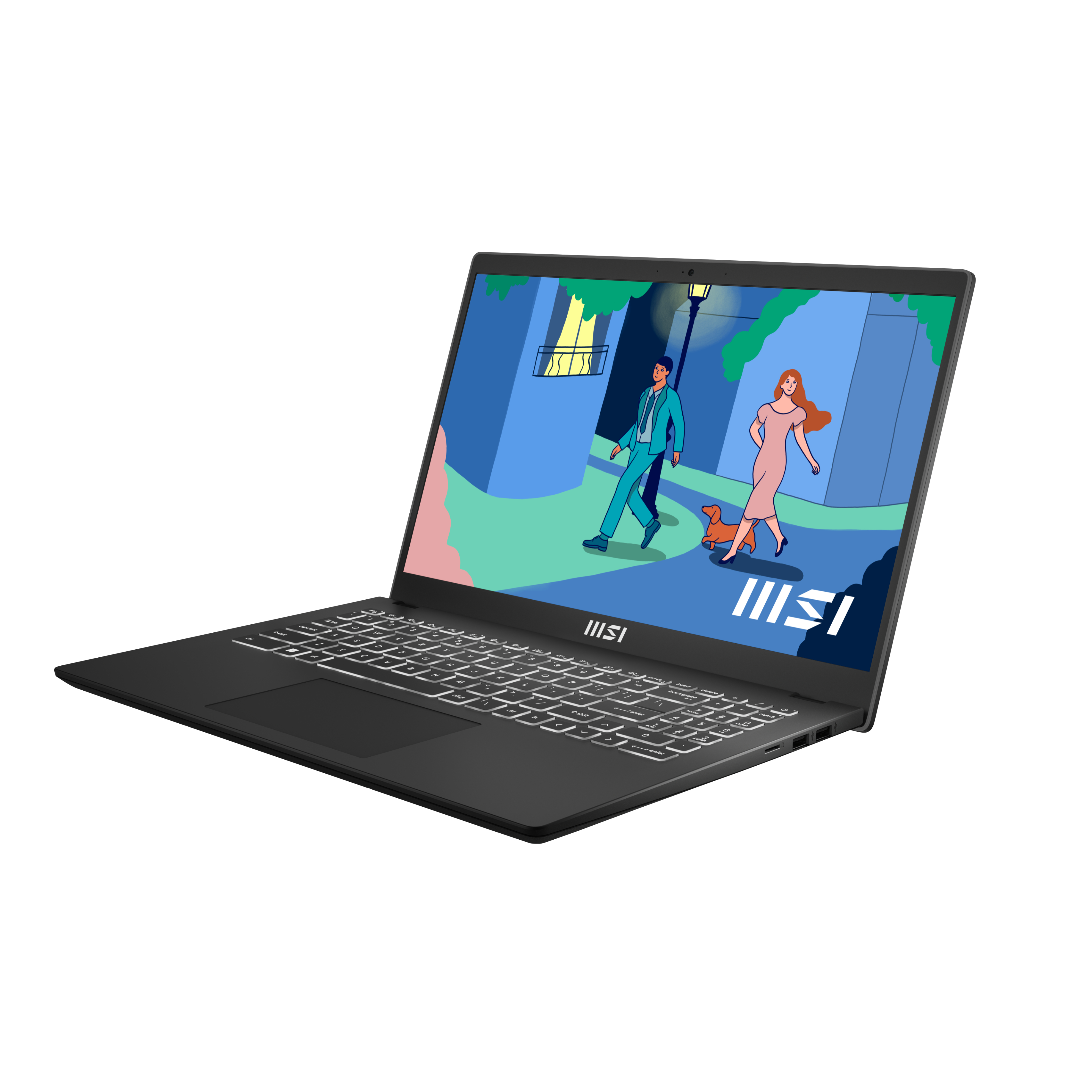 MSI - Portátil MSI Modern 15 B7M-211XPT 15.6" R7 7730U 16GB 512GB Radeon Graphics
