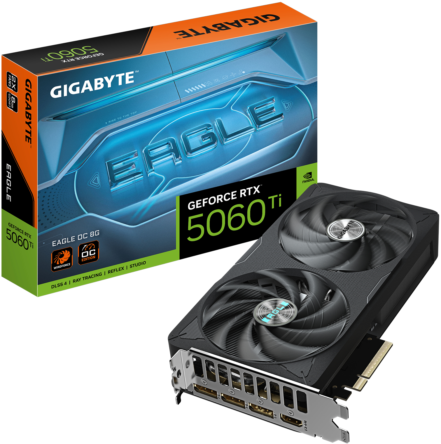 Picture of Picture of Gráfica Gigabyte GeForce® RTX 5060 Ti Eagle OC 8GB GDDR7 DLSS4
