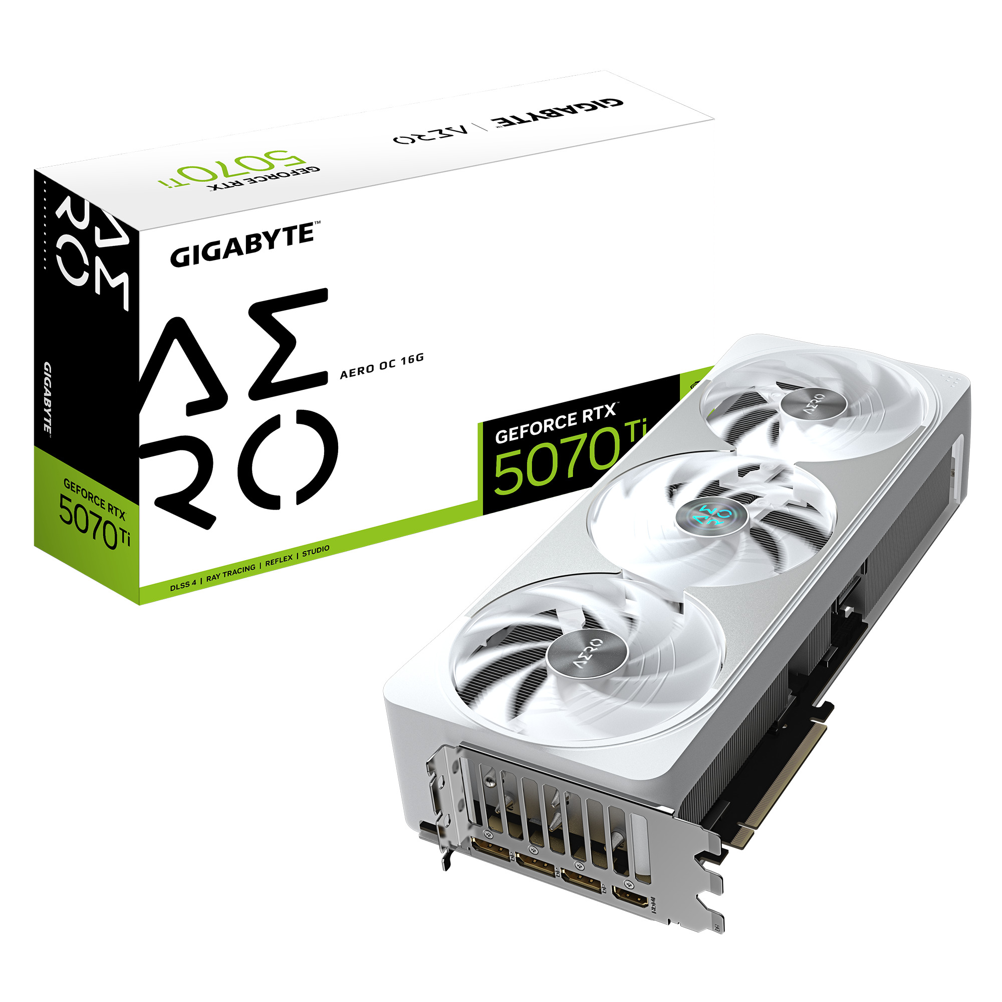 Picture of Picture of Gráfica Gigabyte GeForce® RTX 5070 Ti Aero OC 16GB GDDR7 DLSS4