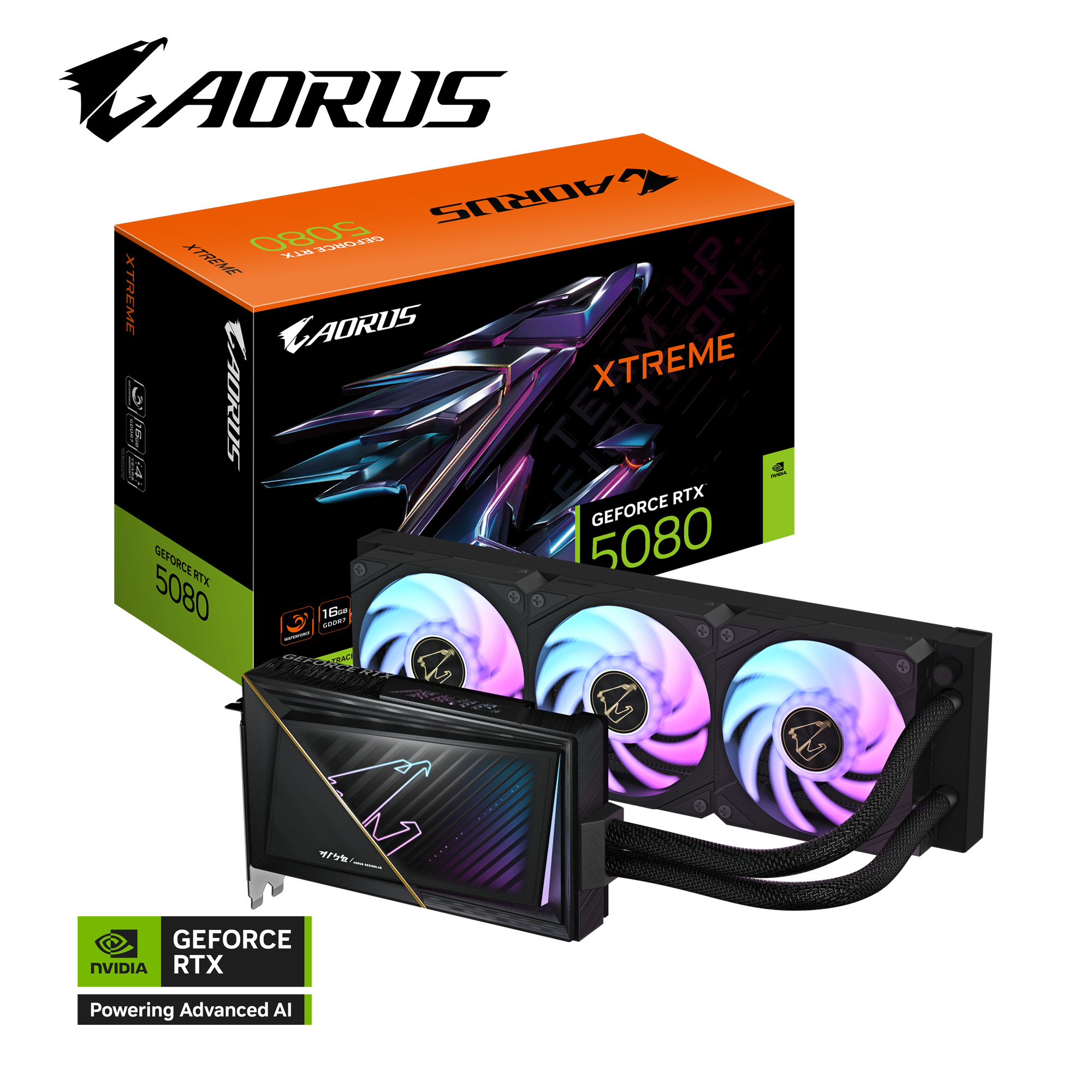 Picture of Picture of Gráfica Gigabyte GeForce® RTX 5080 Xtreme Waterforce 16GB GDDR7 DLSS4