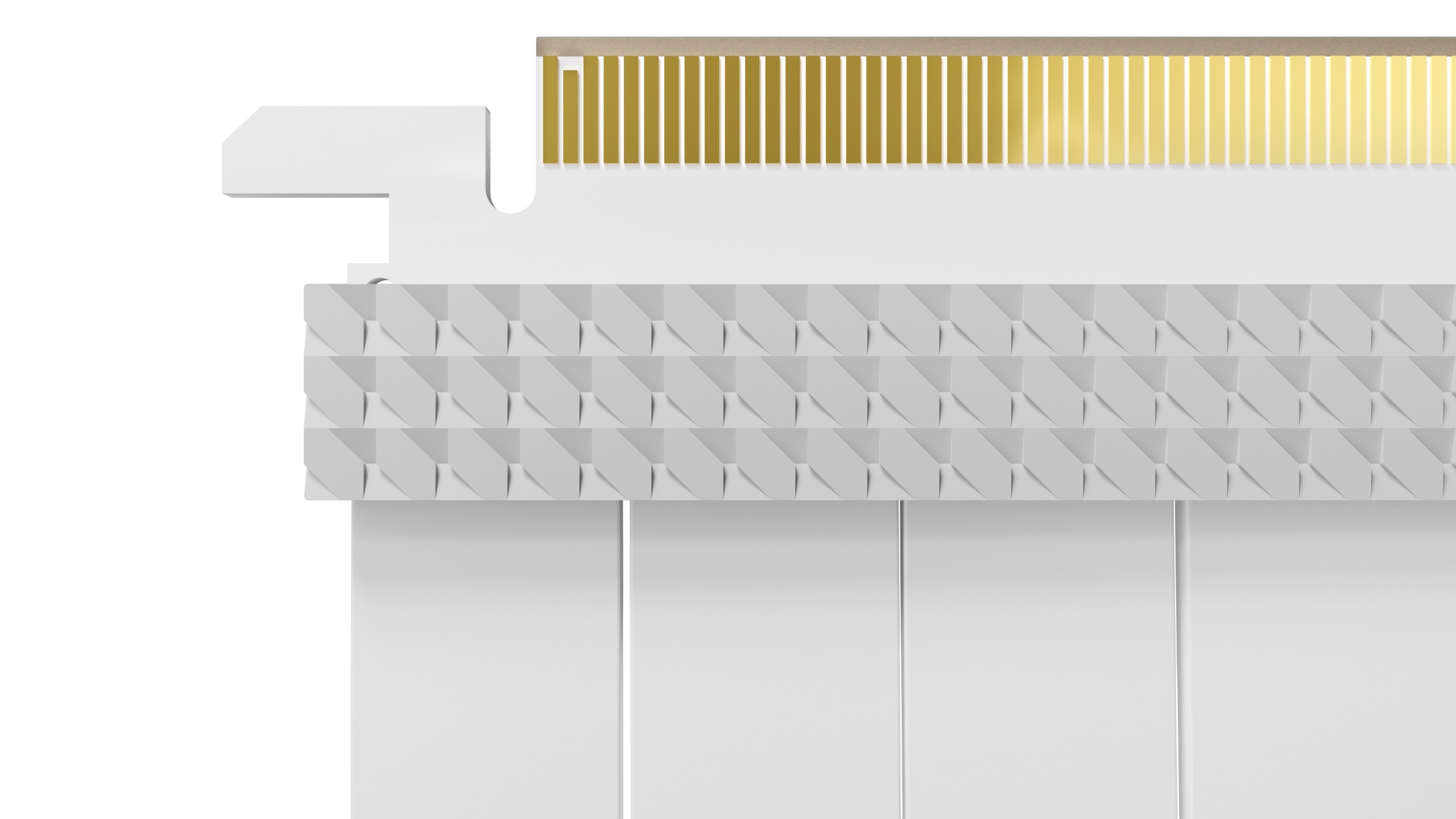 TRYX - Riser Vertical TRYX String PCIe 5.0 200mm - Branco