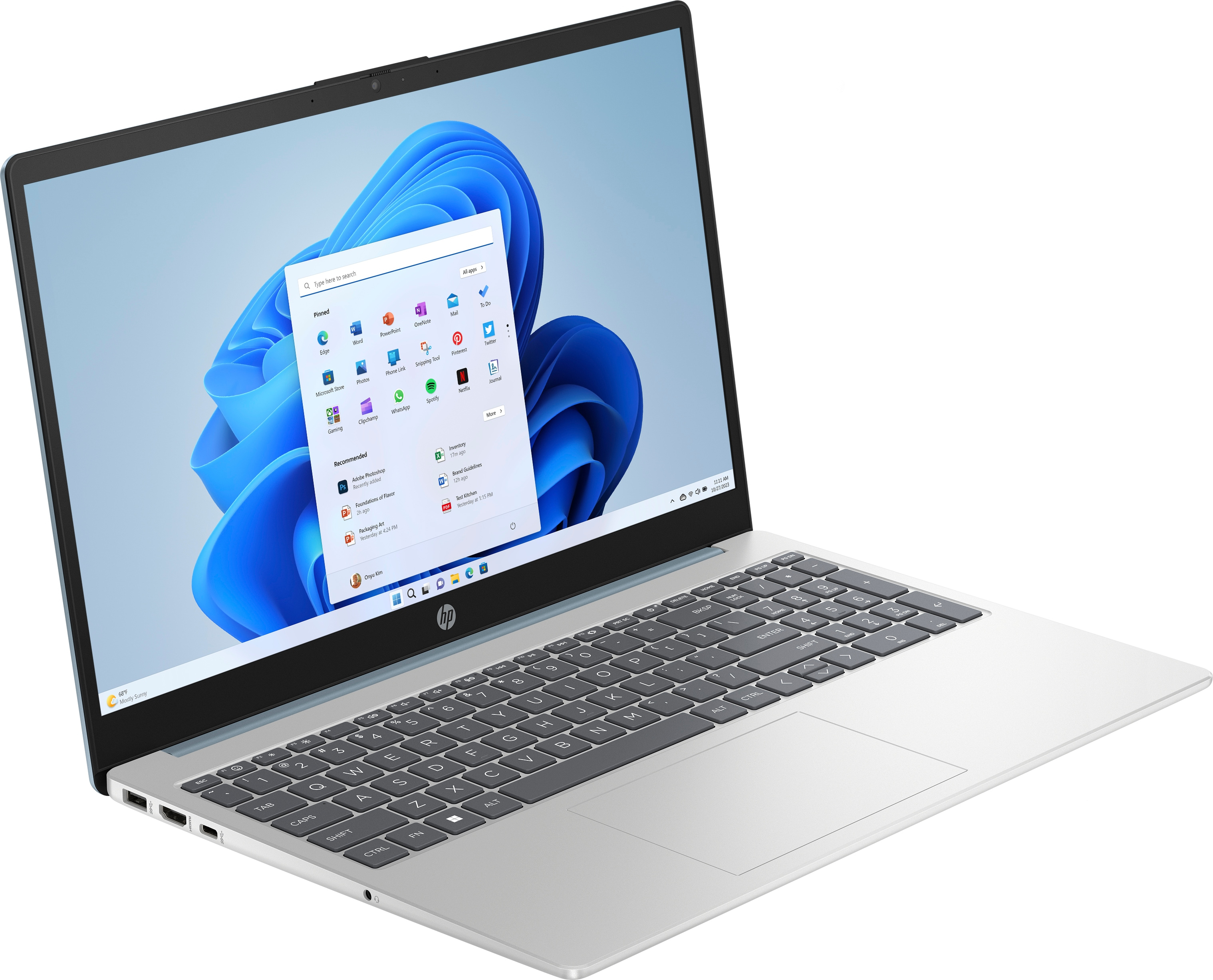 HP - Portátil HP 15-FC0019NP 15.6" R5 7520U 16GB DDR5 512GB FHD W11