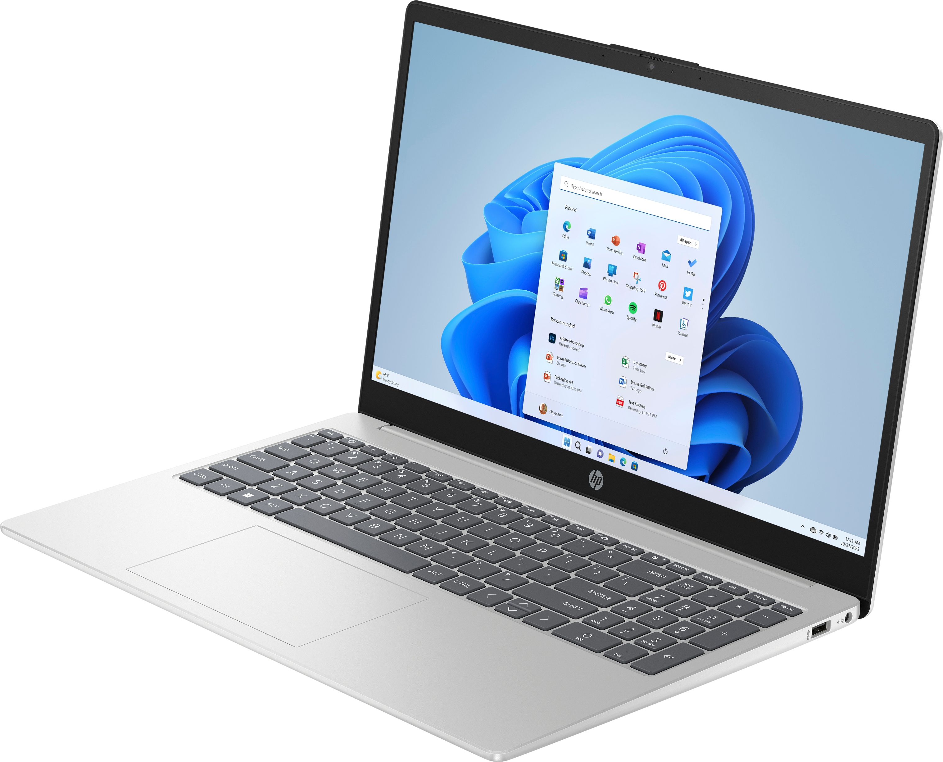 HP - Portátil HP 15-FC0019NP 15.6" R5 7520U 16GB DDR5 512GB FHD W11