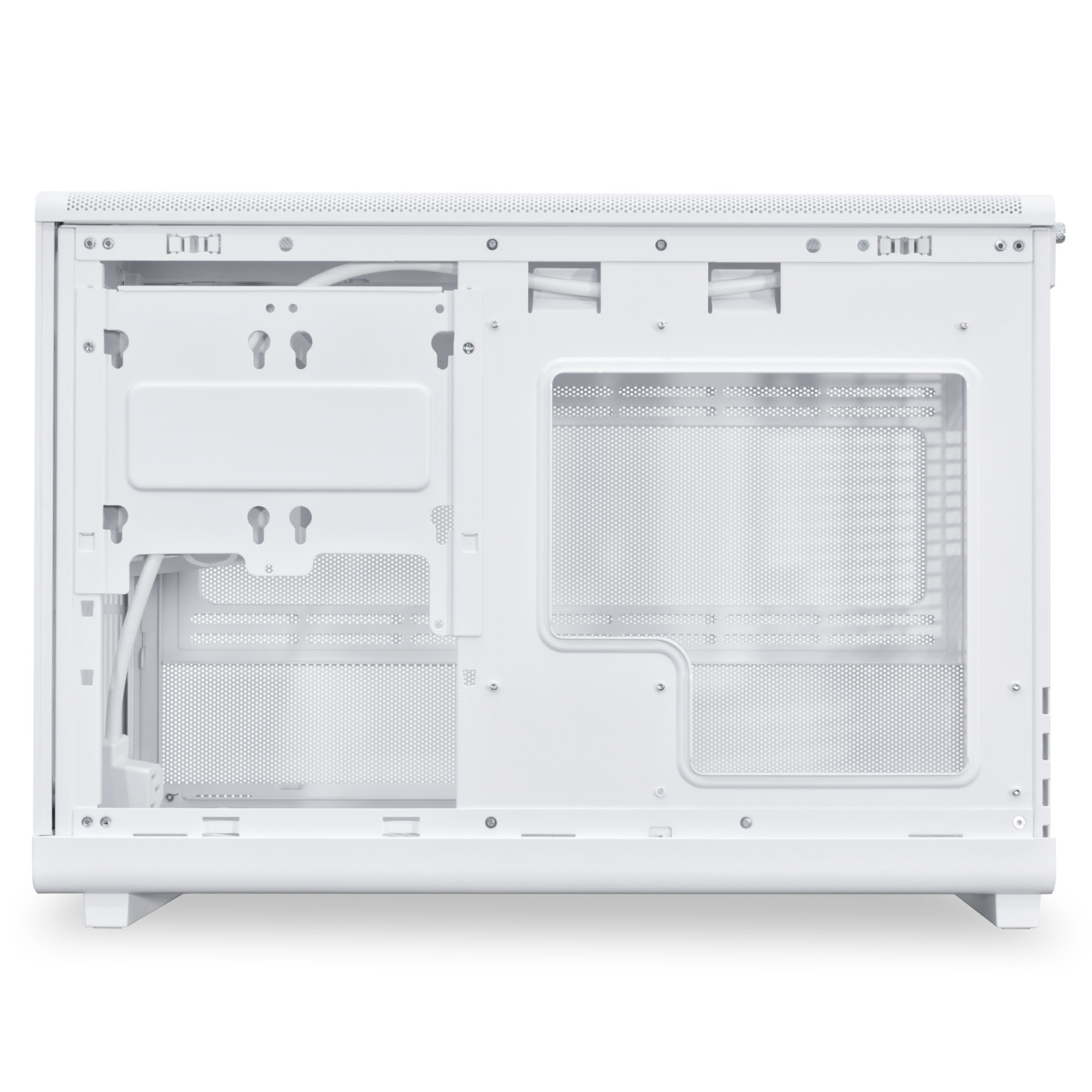 Lian Li - Caixa Micro-ATX Lian Li x Dan Cases A3 Branca Madeira Vidro Temperado