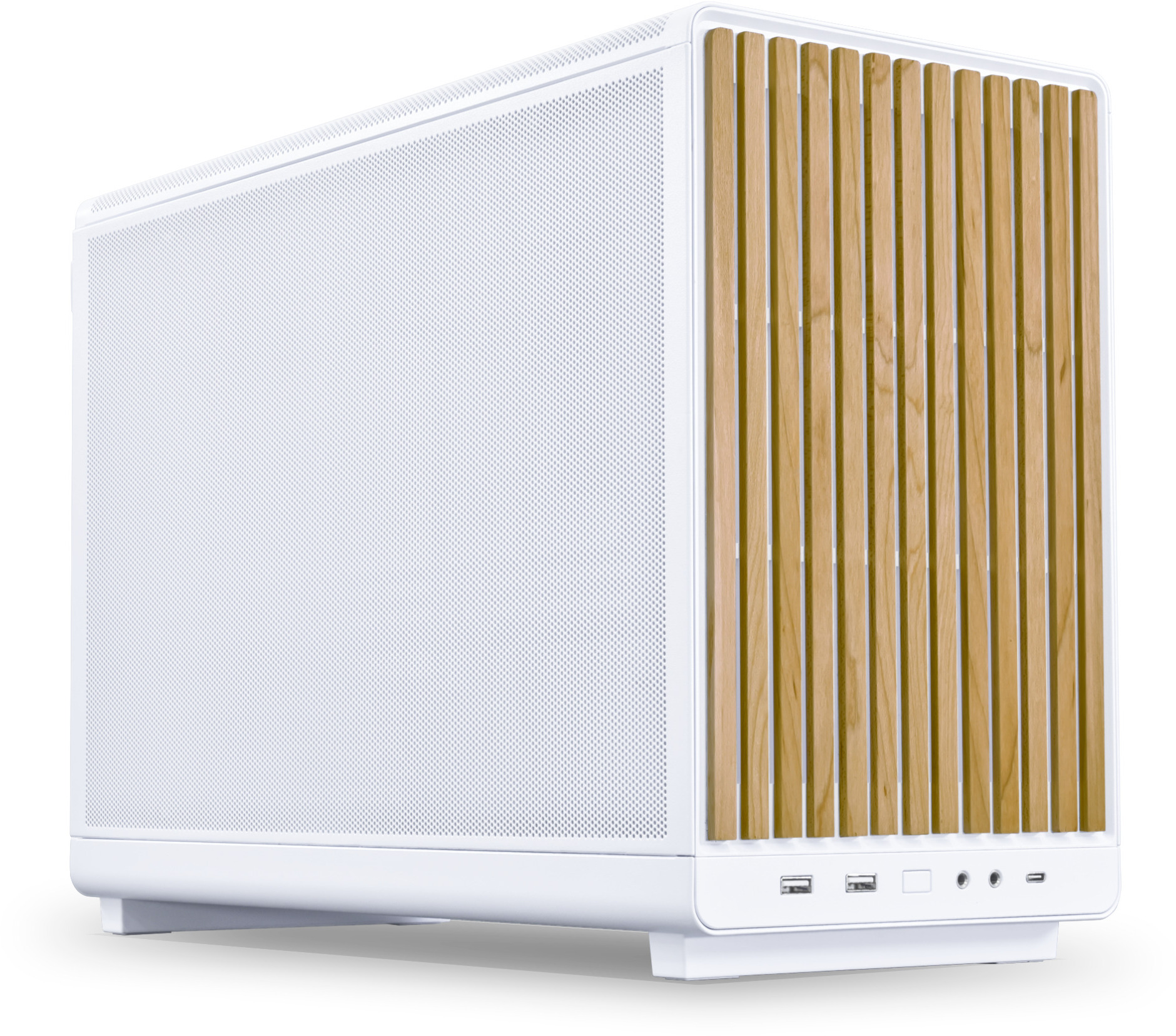 Picture of Picture of Caixa Micro-ATX Lian Li x Dan Cases A3 Branca Madeira