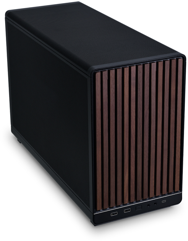 Picture of Picture of Caixa Micro-ATX Lian Li x Dan Cases A3 Preta Madeira