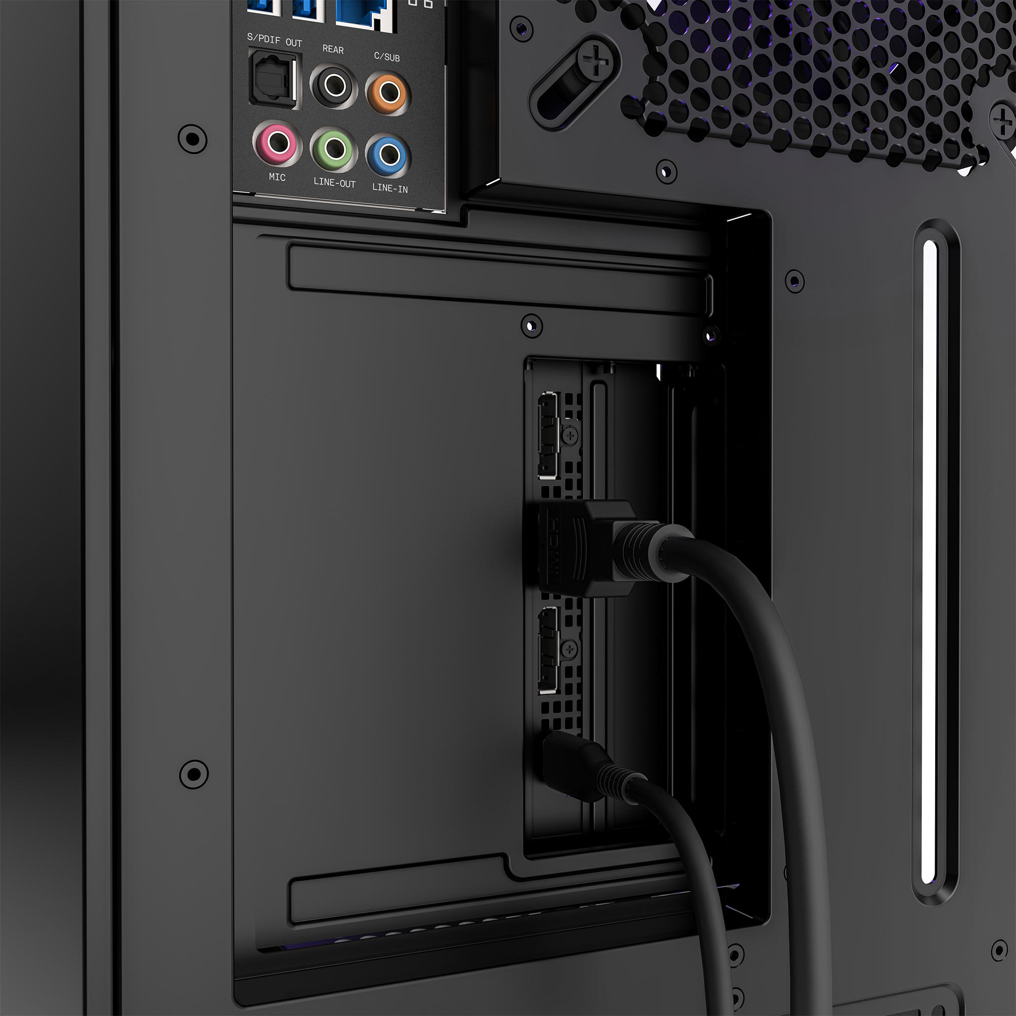 NZXT - Vertical GPU Mounting NZXT ( H5 / H7 / H9 ) Preto 175mm
