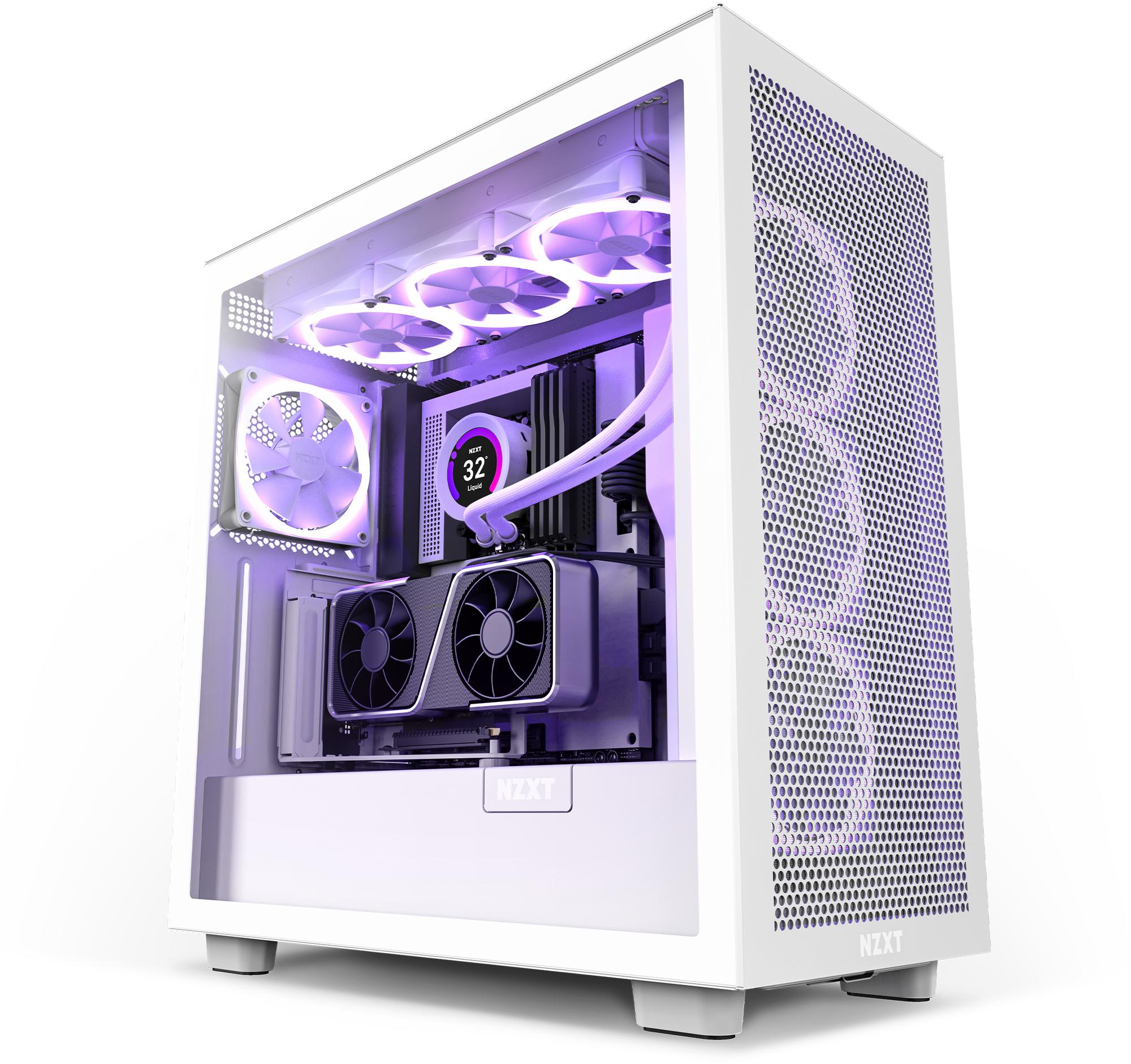 NZXT - Vertical GPU Mounting NZXT ( H5 / H7 / H9 ) Branco 175mm