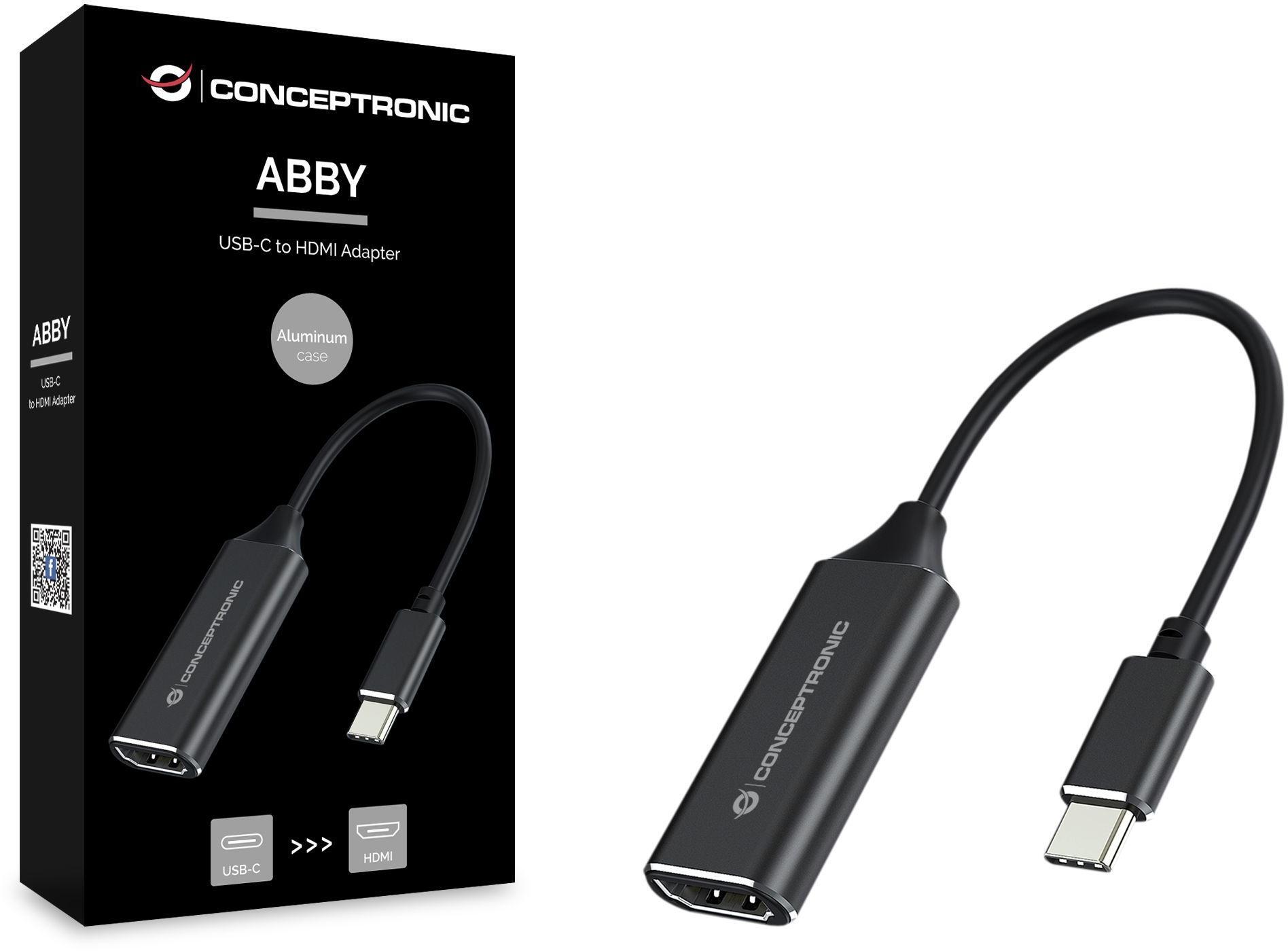 conceptronic - Adaptador Conceptronic Abby USB-C > HDMI