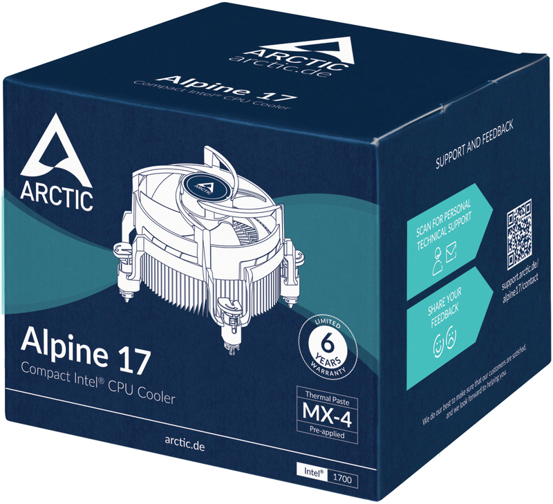 Arctic - Cooler CPU Arctic Alpine 17 92MM LGA 1700