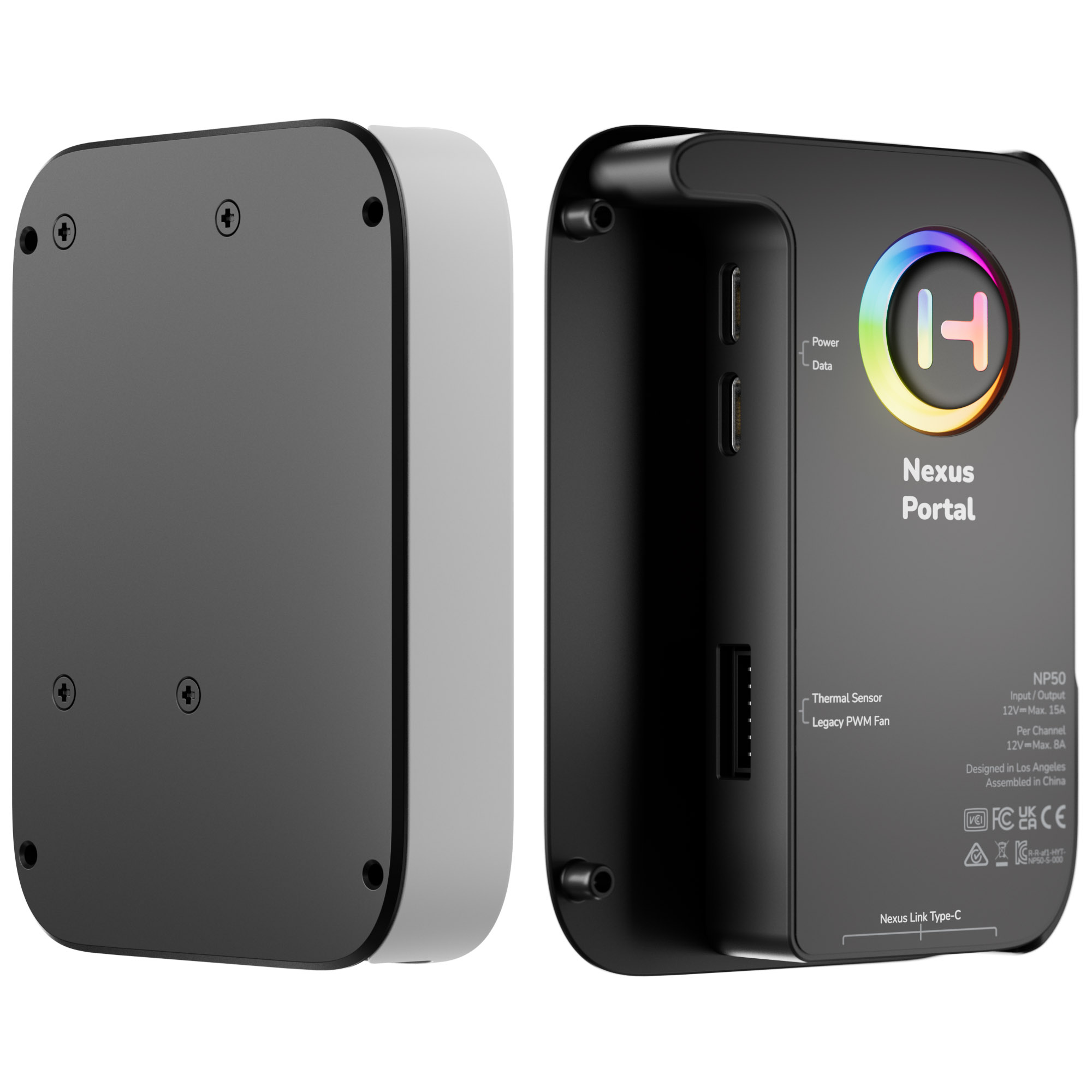 Hyte - Fitas LED Hyte LS30 qRGB + Nexus Portal NP50 - 1000mm (Pack 2)