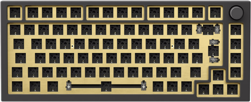 Glorious - Cobertura Switch Glorious para GMMK Pro 75% Latão (ISO)