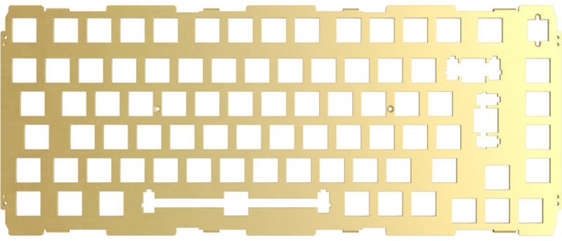 Glorious - Cobertura Switch Glorious para GMMK Pro 75% Latão (ISO)