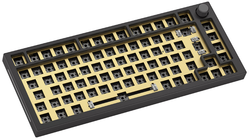 Glorious - Cobertura Switch Glorious para GMMK Pro 75% Latão (ISO)