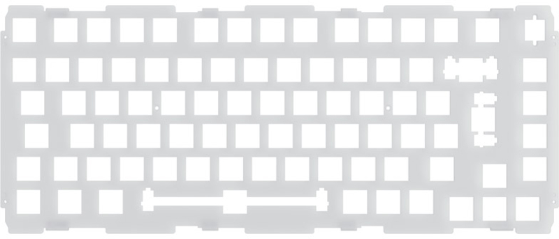 Glorious - Cobertura Switch Glorious para GMMK Pro 75% Policarbonato (ISO)