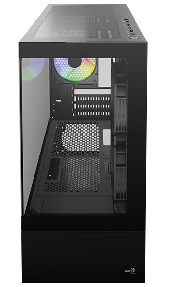 Aerocool - Caixa Micro-ATX Aerocool Viewport Mini Vidro Temperado Preto