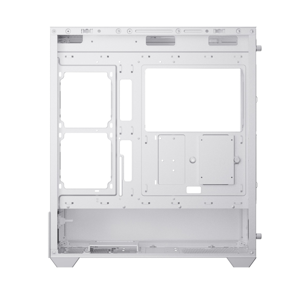 Aerocool - Caixa ATX Aerocool P500D ARGB Vidro Temperado Branco
