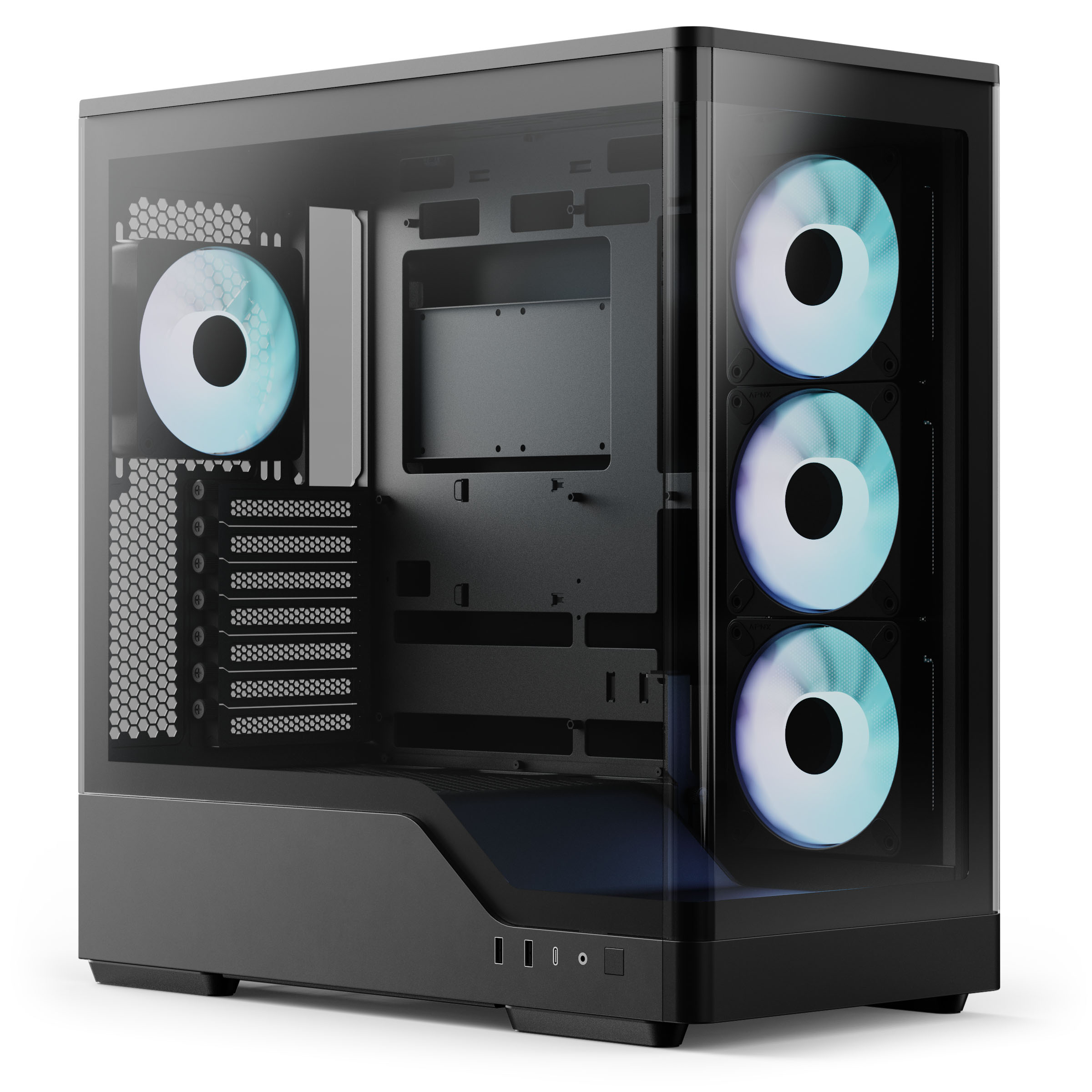 Aerocool - Caixa Aerocool P500A Mid-Tower Preto