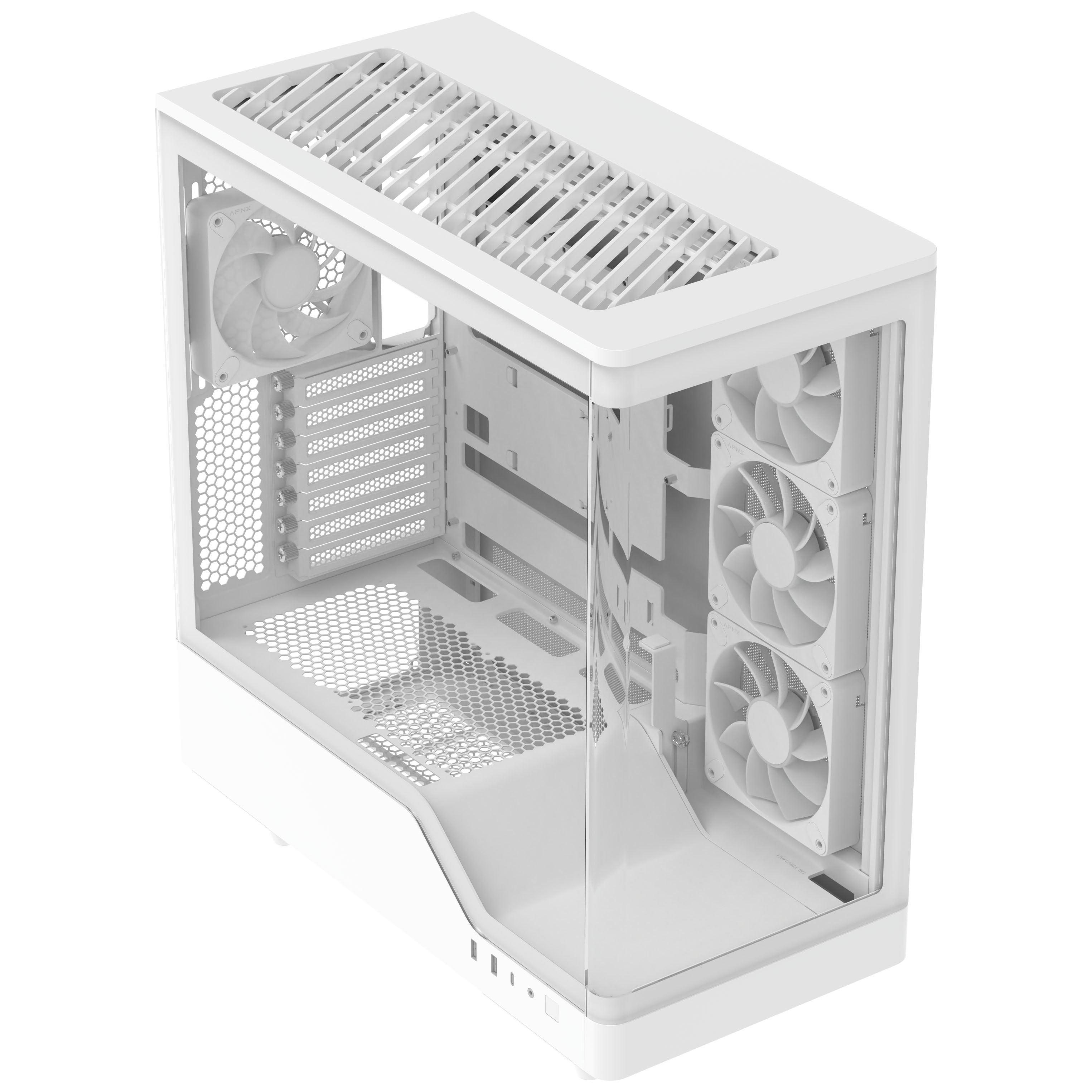 Aerocool - Caixa Aerocool P500A Mid-Tower Branca