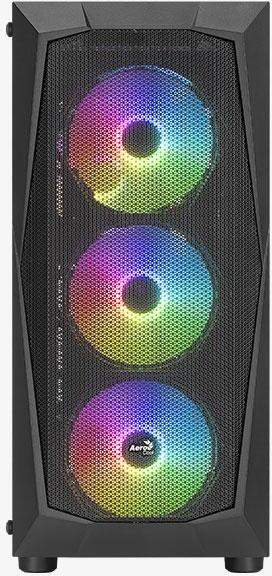 Aerocool - Caixa ATX Aerocool Falcon ARGB Vidro Temperado Preto