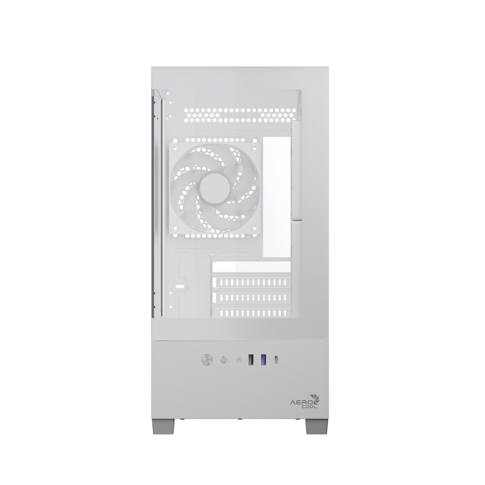 Aerocool - Caixa Micro-ATX Aerocool P300D ARGB Vidro Temperado Branco