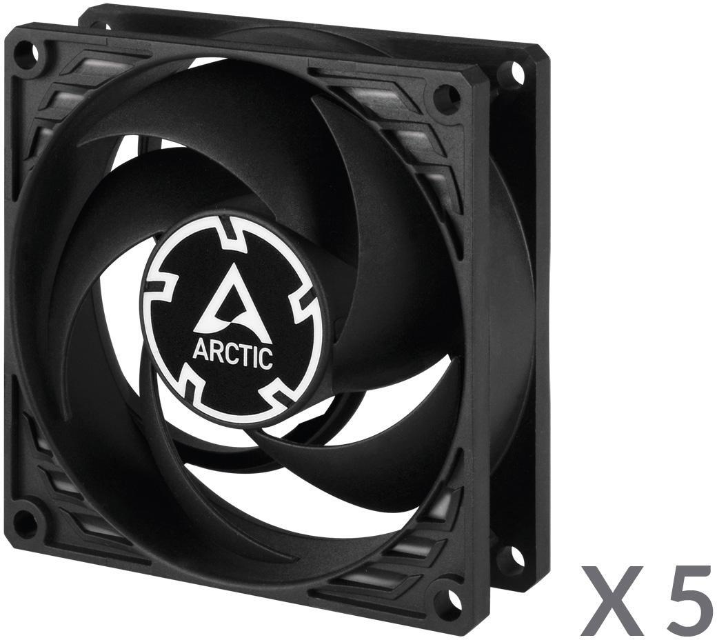 Picture of Picture of Ventoinha Arctic P8 PWM PST 80mm (Pack 5) - Preto