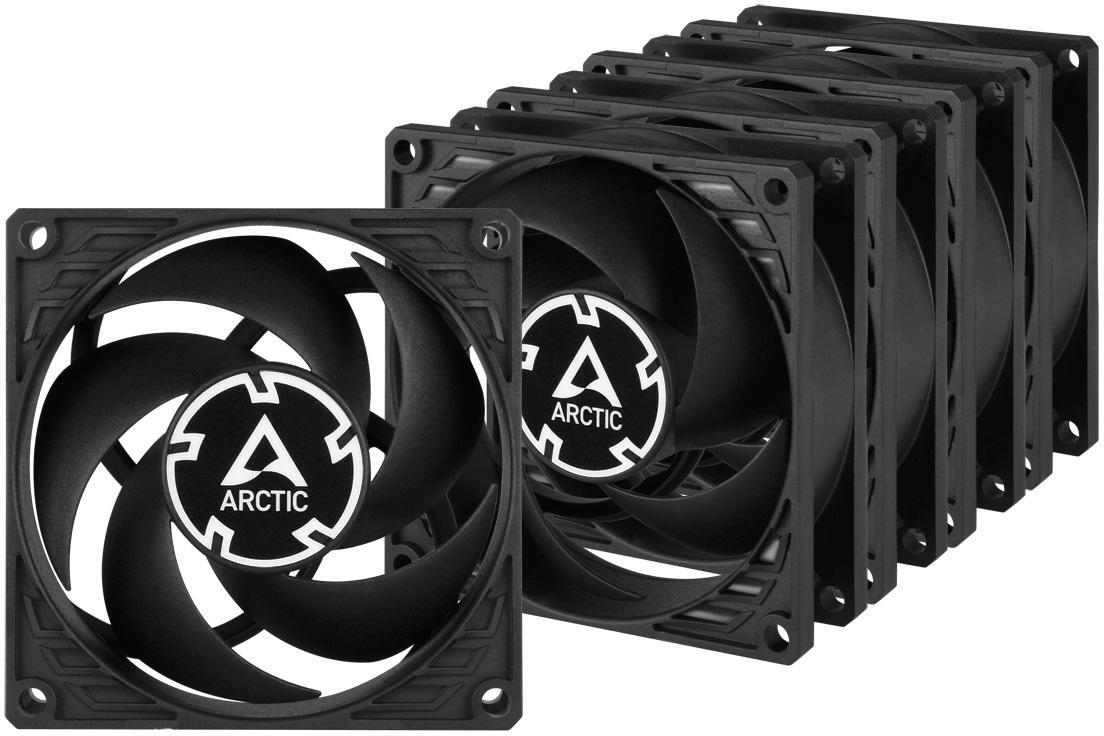 Picture of Picture of Ventoinha Arctic P8 PWM PST 80mm (Pack 5) - Preto