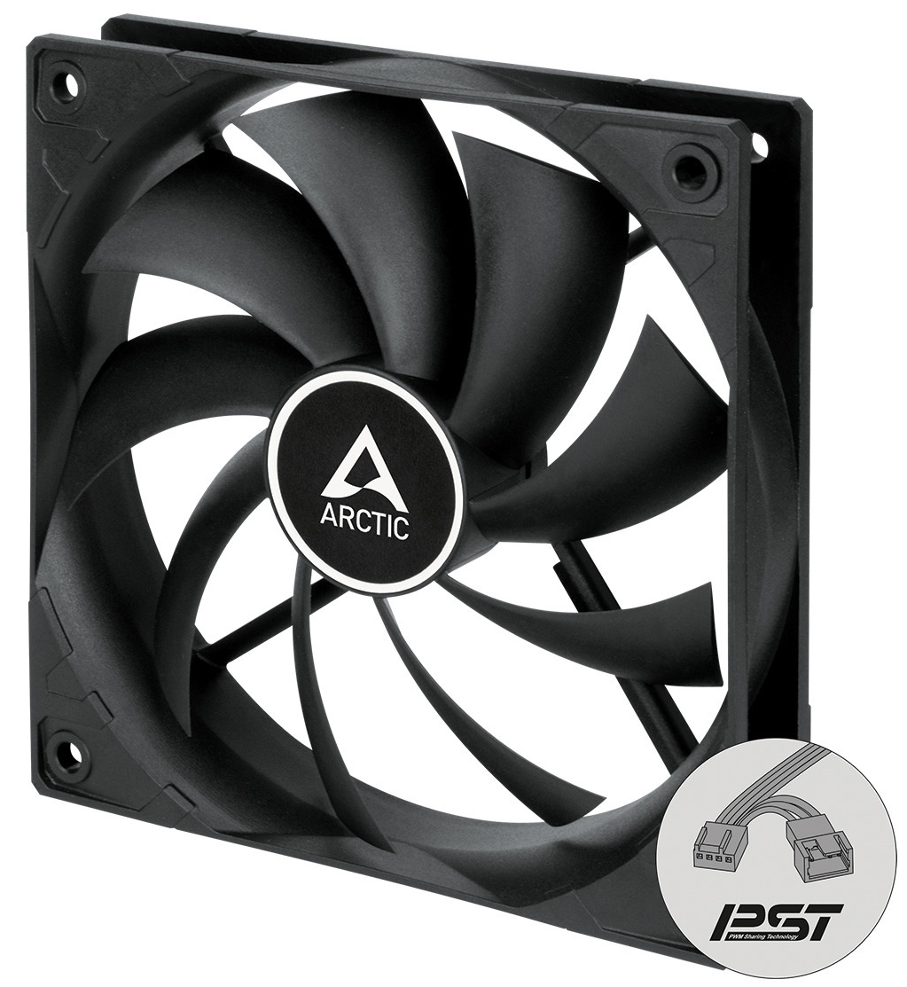 Picture of Picture of Ventoinha Arctic F12 PWM PST 120mm Preto