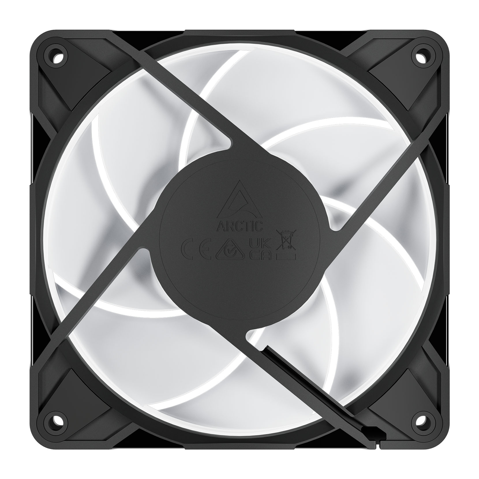 Arctic - Ventoinha Arctic P12 PRO PWM PST ARGB 120mm - Preto