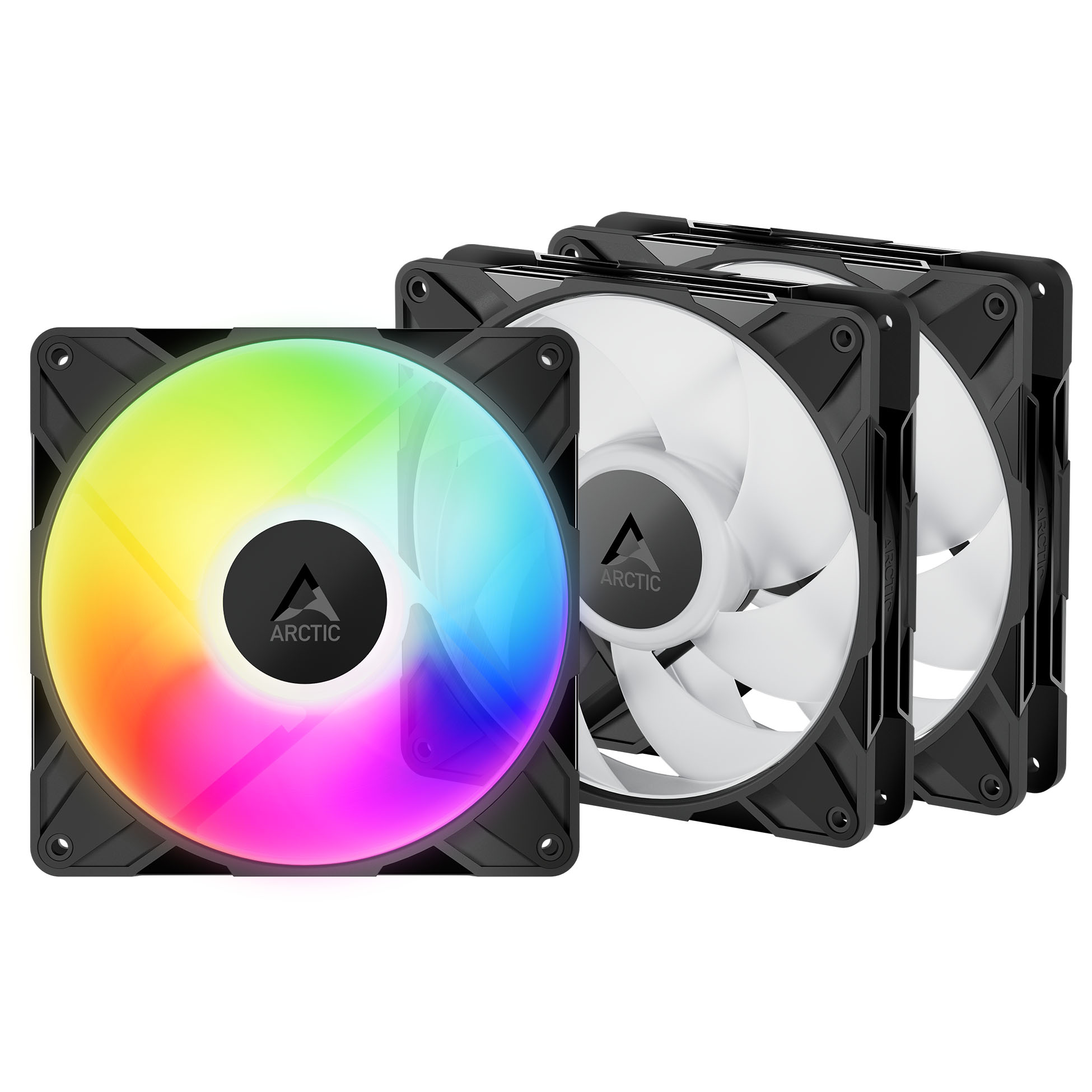 Picture of Picture of Ventoinha Arctic P14 PRO PWM A-RGB 140mm - Preto (Pack 3)
