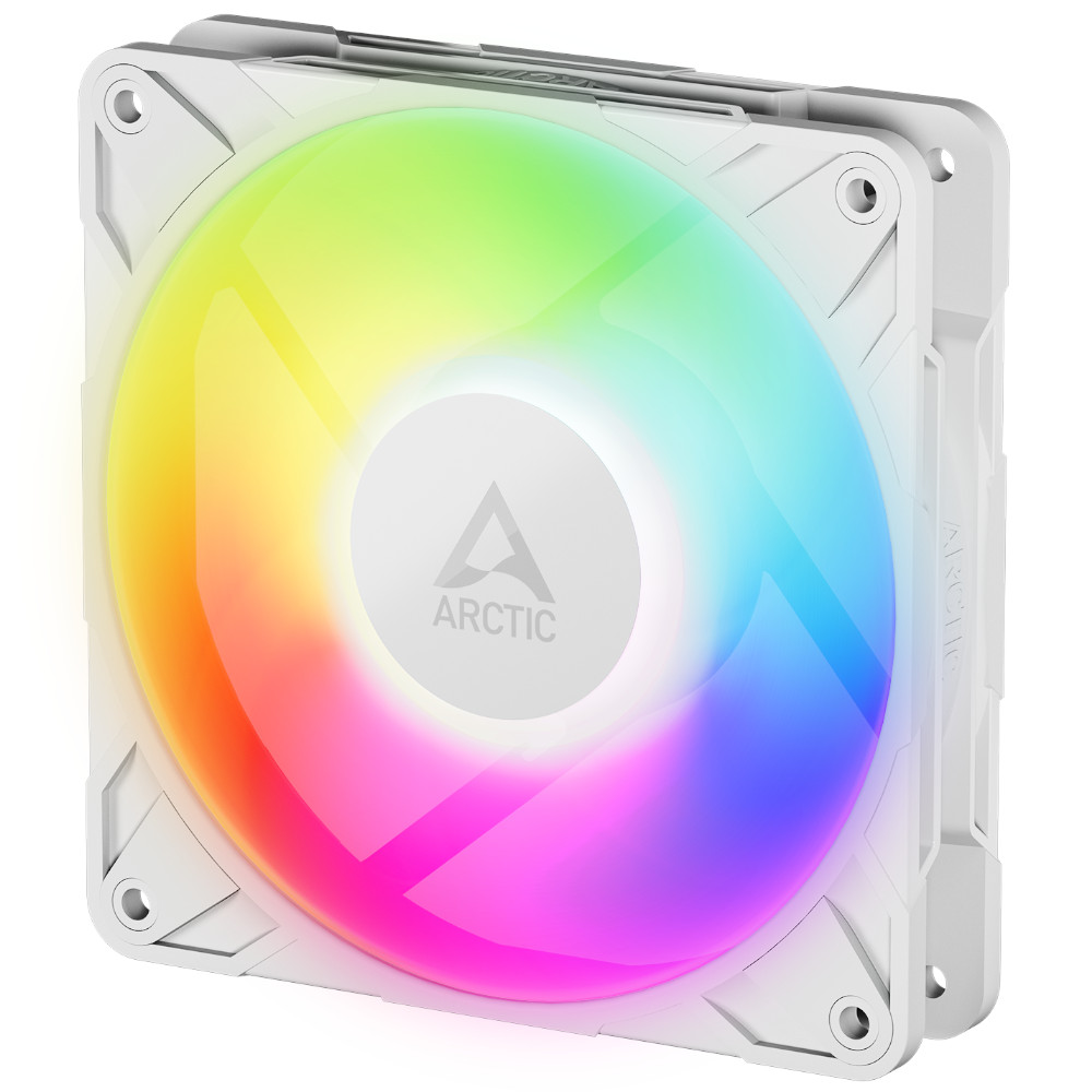 Arctic - Ventoinha Arctic P12 PRO PWM PST ARGB 120mm (Pack 3) - Branco