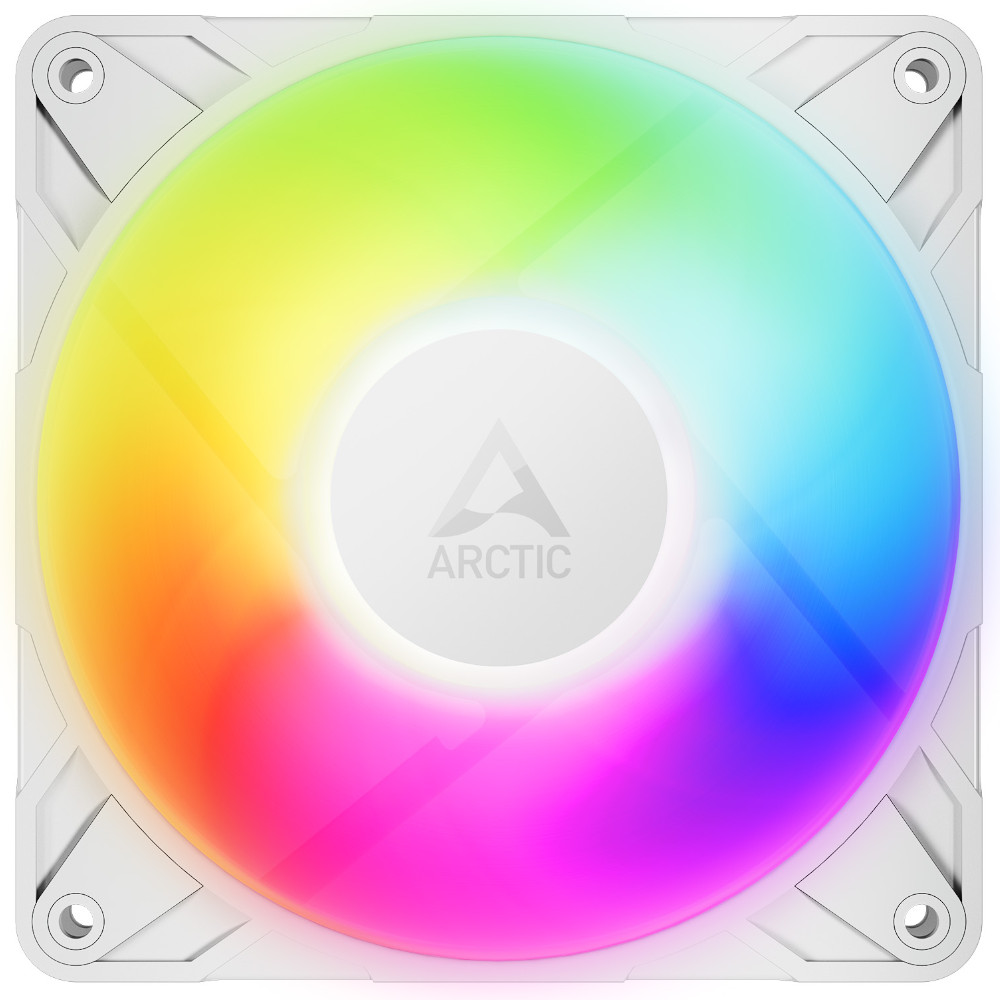Arctic - Ventoinha Arctic P12 PRO PWM PST ARGB 120mm (Pack 3) - Branco