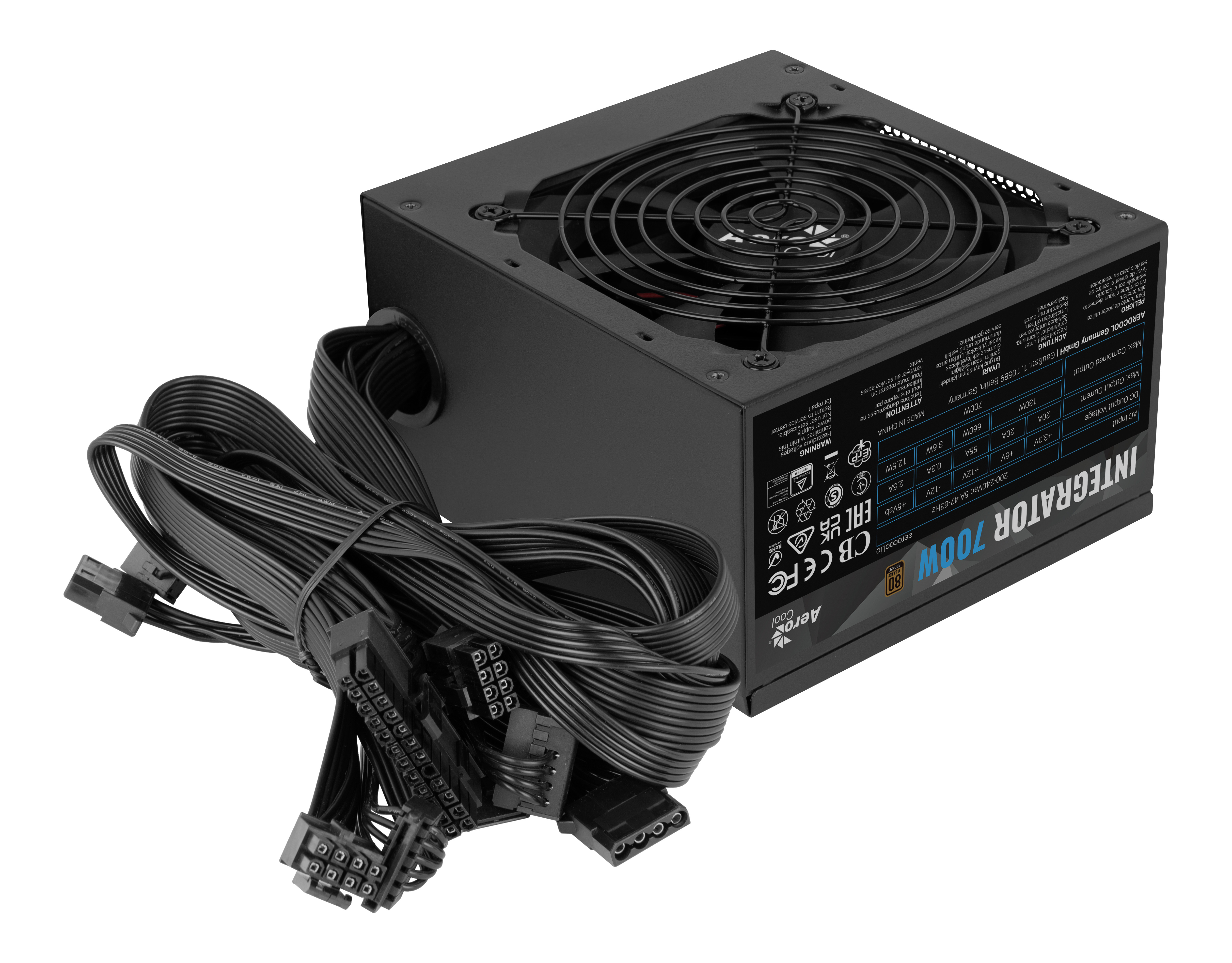 Aerocool - Fonte Aerocool Integrator 700W 80+ Bronze