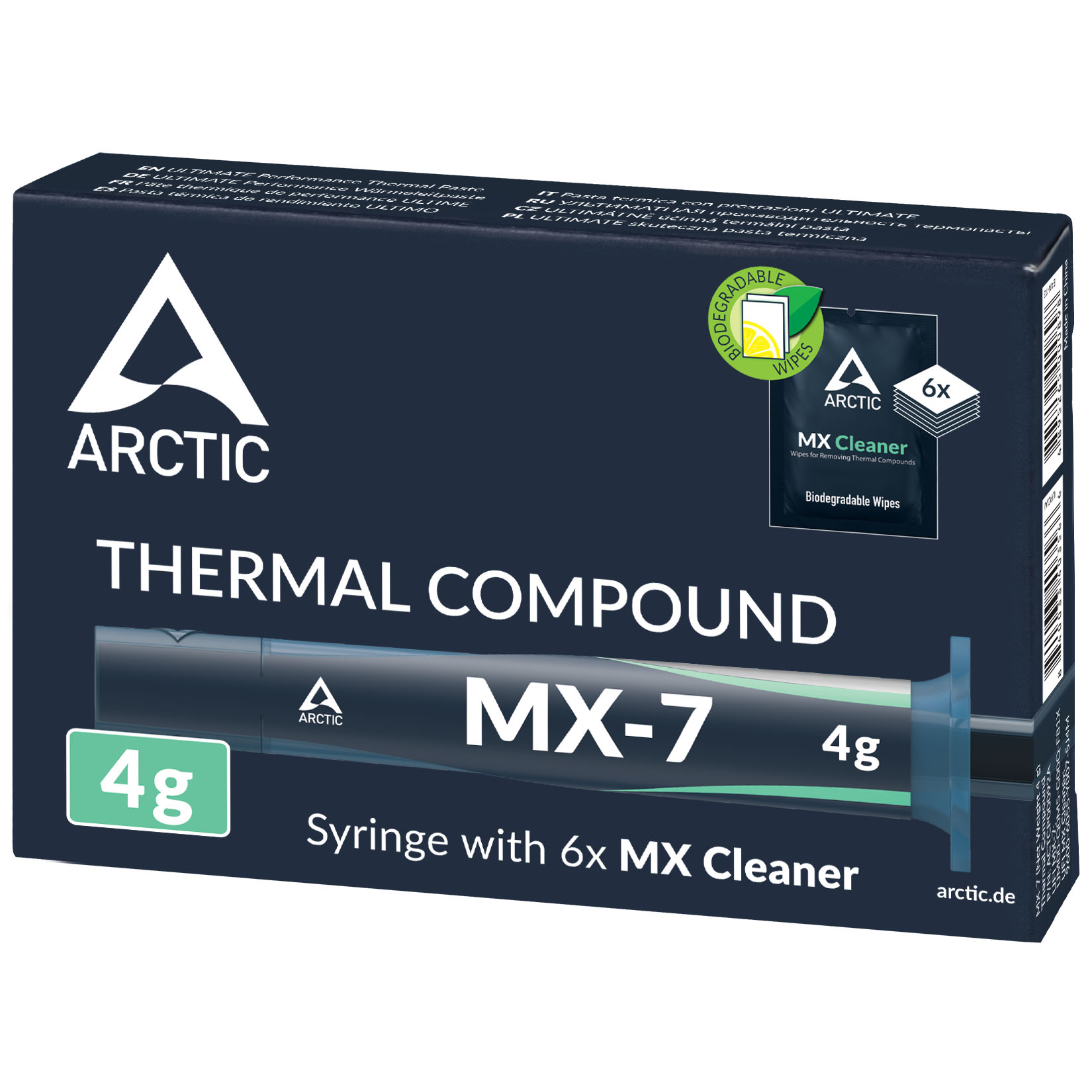 Arctic - Pasta Térmica Arctic MX-7 inclui MX Cleaner (4g)